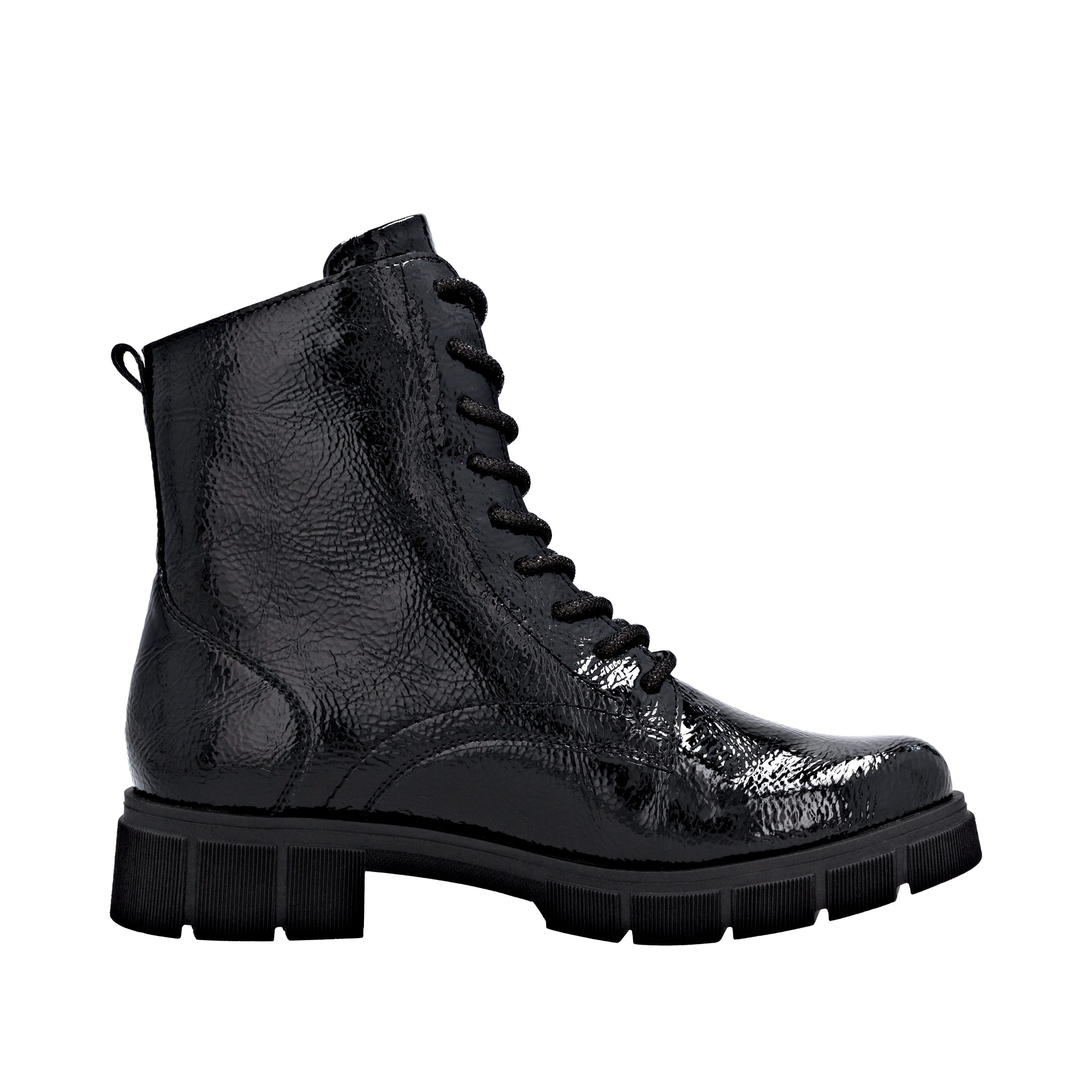 Remonte Schnürstiefelette Schnürboots, Stiefelette, Profilsohle, mit Glitzer-Schnürsenkel