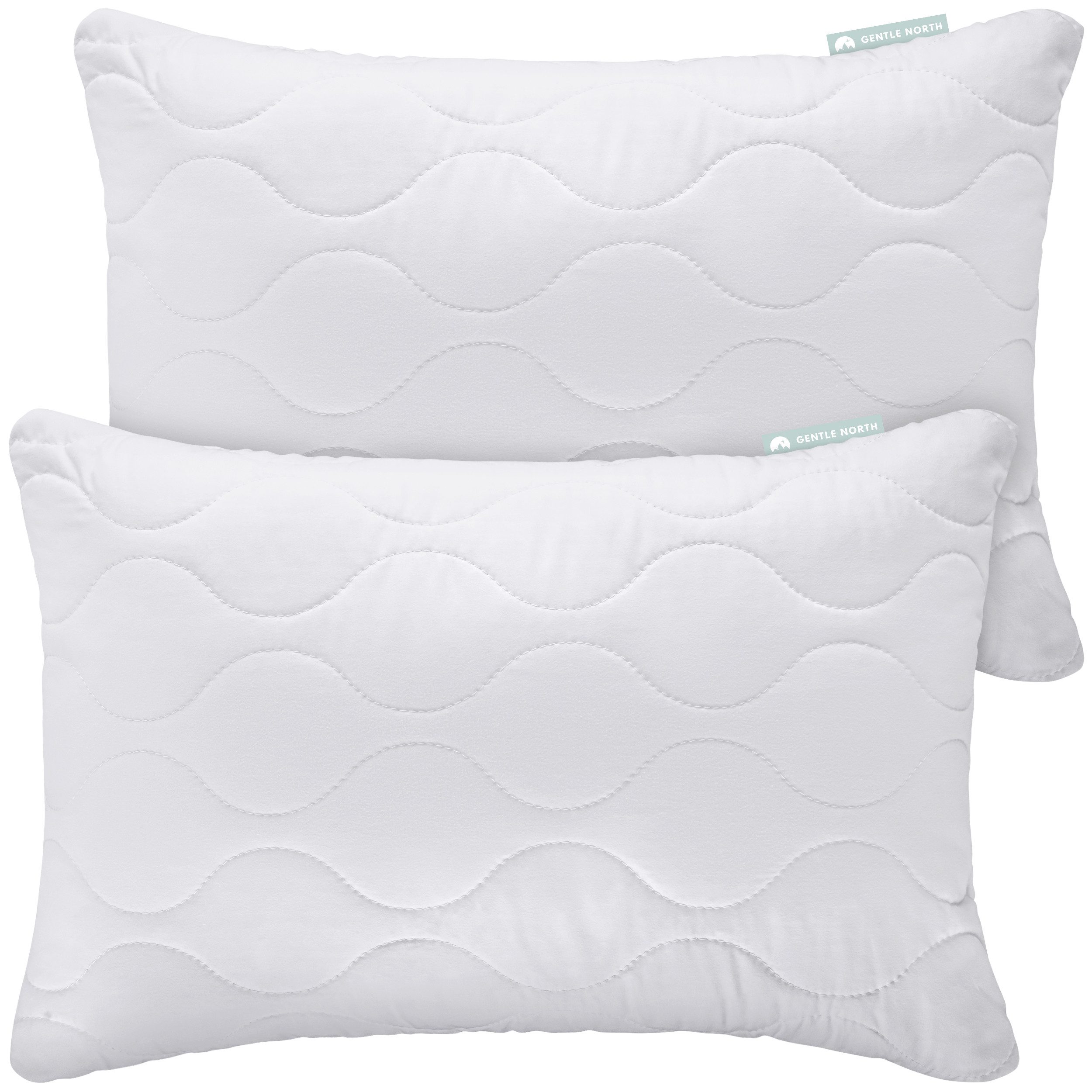 Gentle North Microfaserkissen Kopfkissen- 2er Set Kissen für Bett und als D günstig online kaufen