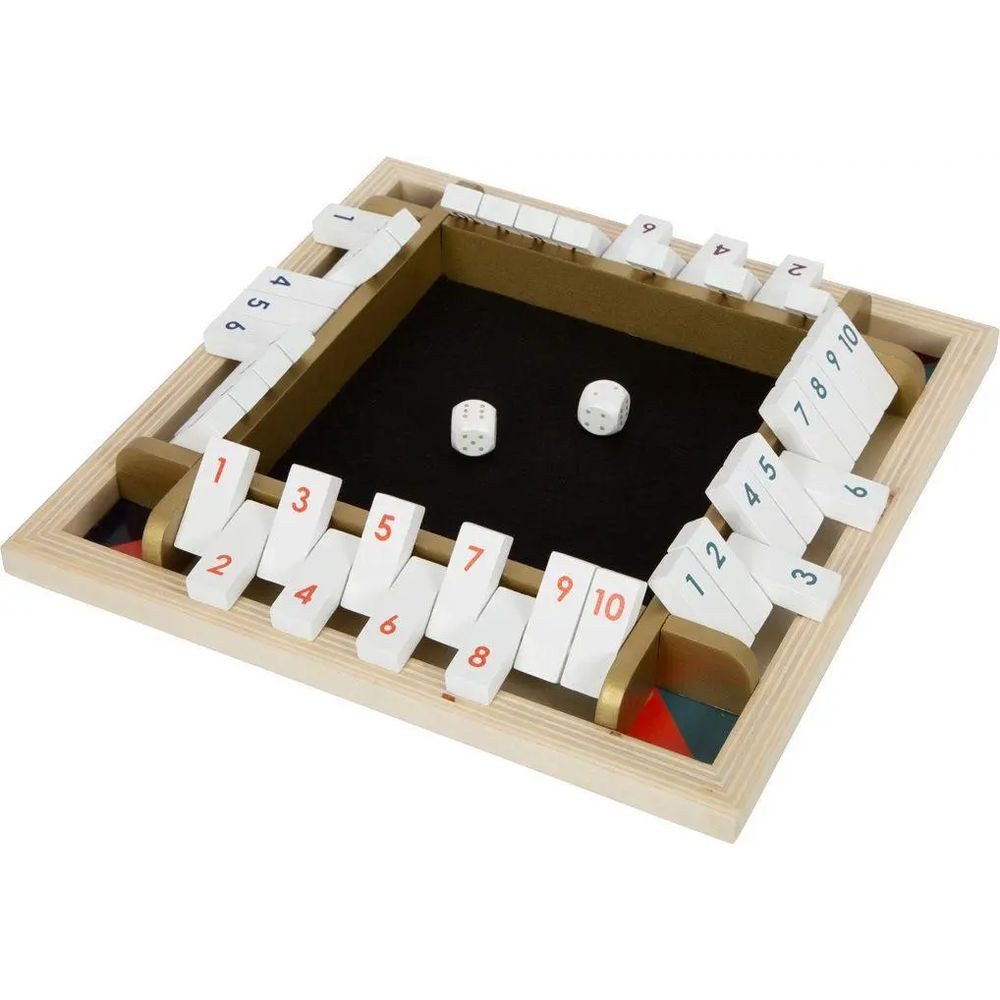 Small Foot Spiel Würfelspiel Shut the Box "Gold Edition