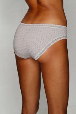 LASCANA Bikinislip (Packung, 3-St) aus elastischer Baumwolle mit weicher Spitze