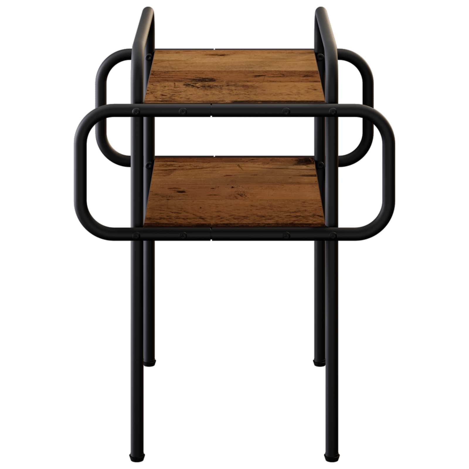 vidaXL Couchtisch Couchtisch Altholz 40 x 40 x 51 cm Holzwerkstoff (1-St)