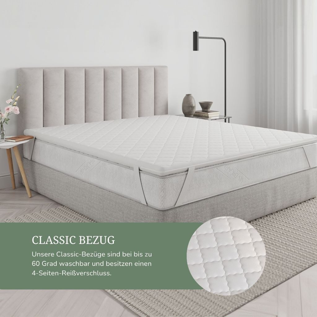 MSS e.K., Topper Relax Komfortschaumtopper, 6 cm hoch, abnehmbarer Bezug günstig online kaufen