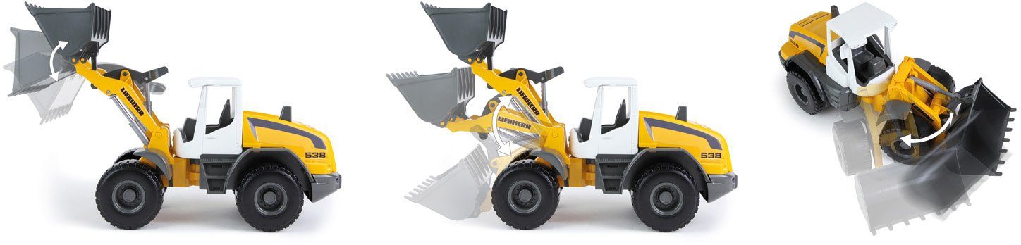 Lena® Spielzeug-Radlader Worxx, Liebherr L538, Made in Europe