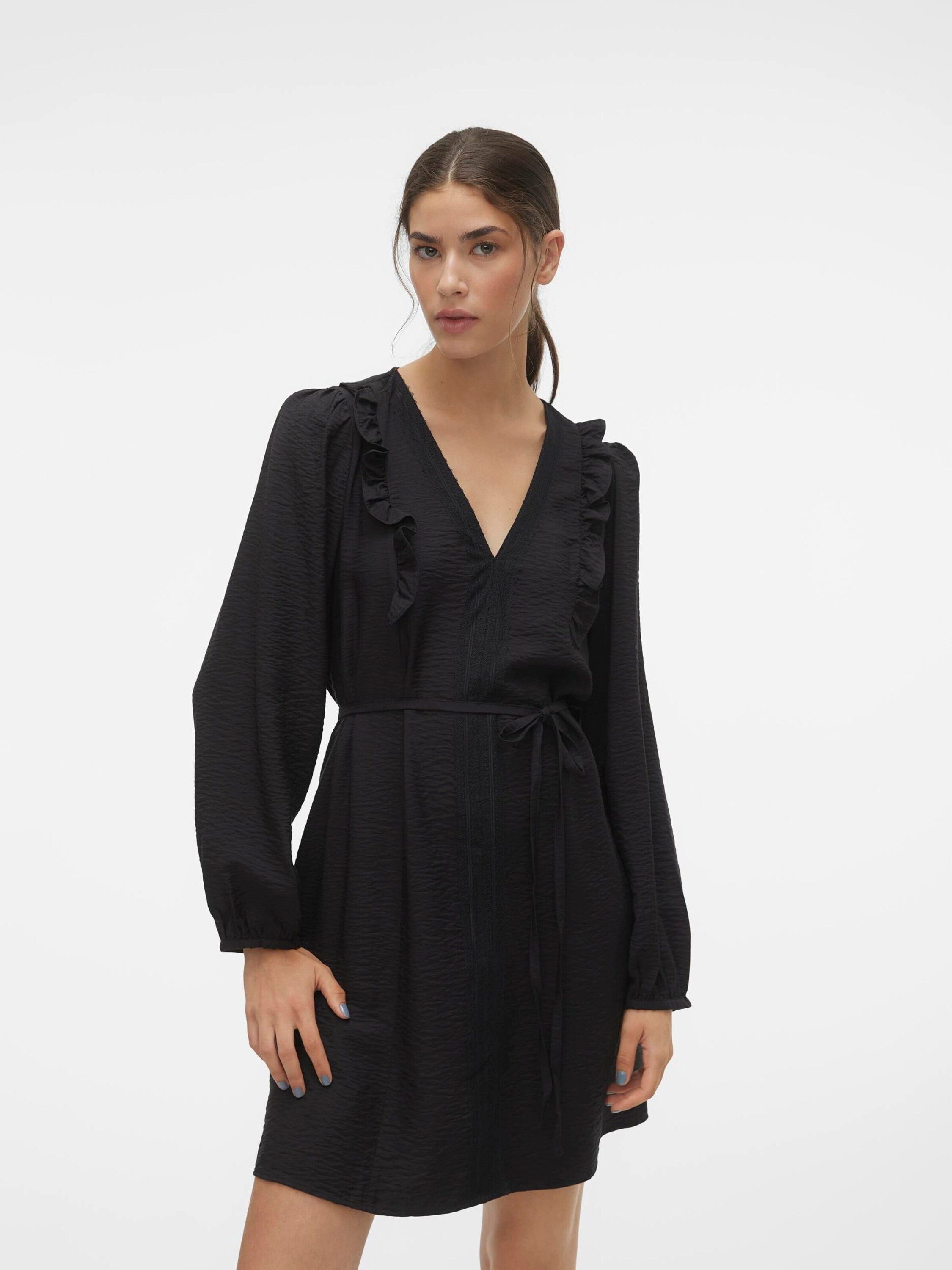 Vero Moda Sommerkleid PURA (1-tlg) Rüschen günstig online kaufen