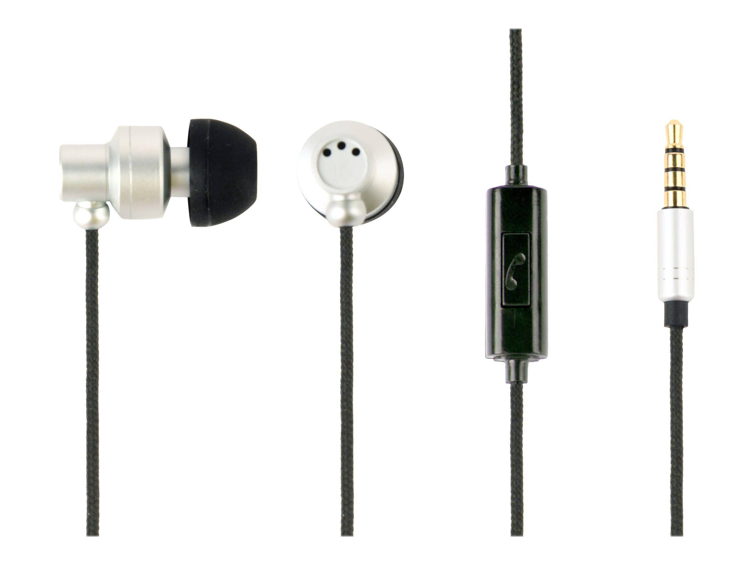 Gembird GEMBIRD Metallkopfhörer mit Mikro "Paris" silber Headset