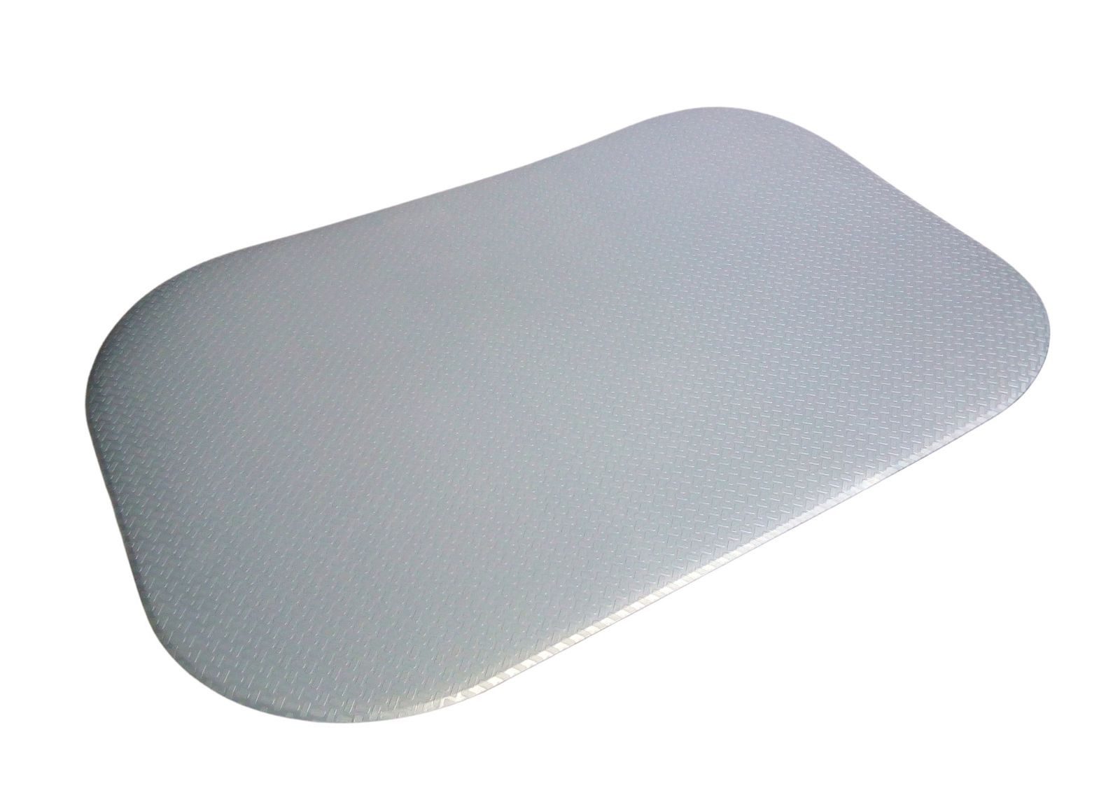 Friedola Bodenschutzmatte Friedola Arbeitsplatzmatte grau 10mm Bodenmatte 60x90cm Werkbank Gummi
