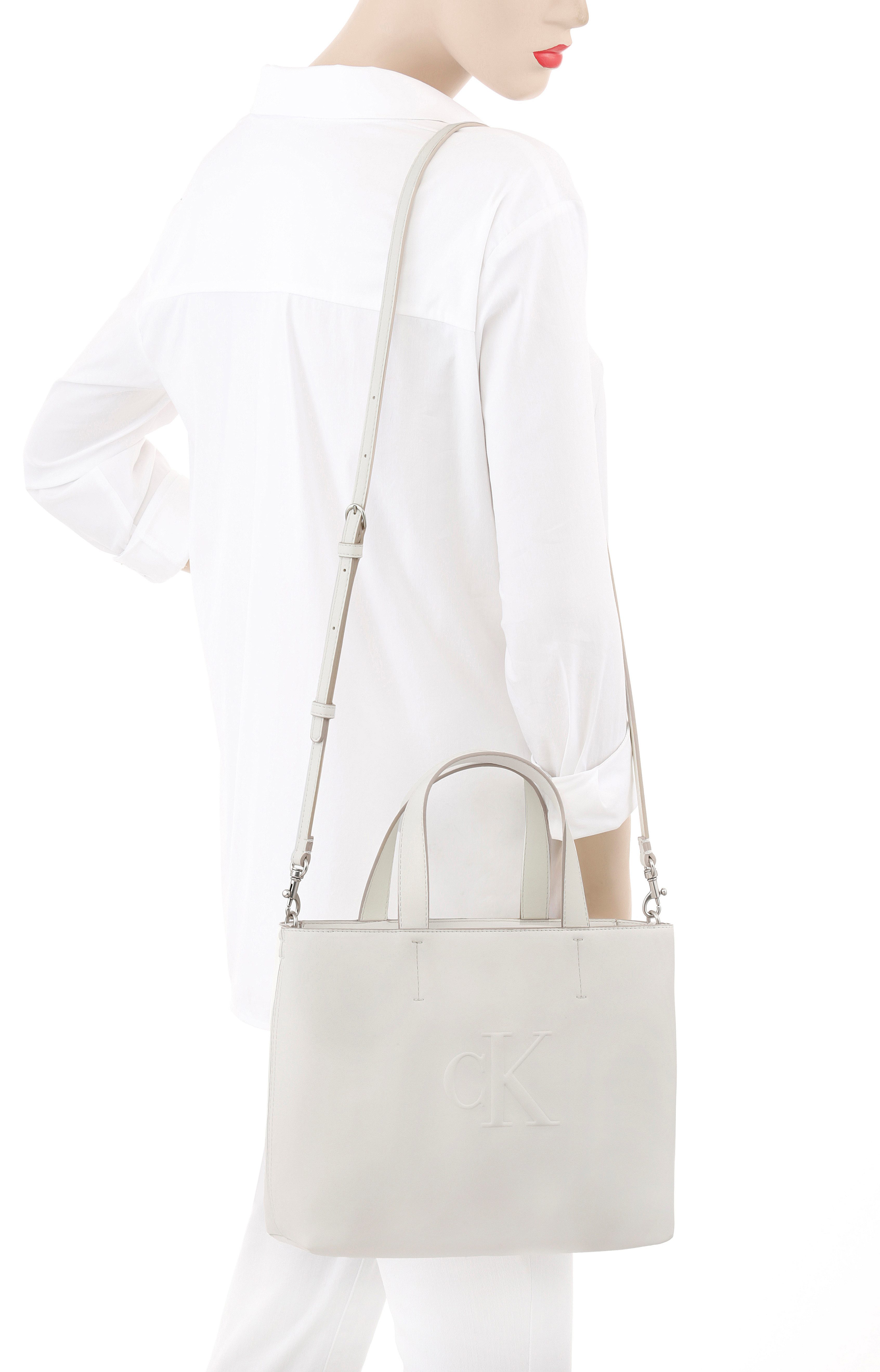 Calvin Klein Jeans Henkeltasche SCULPTED MINI EW TOTE, Shopper, große Schul günstig online kaufen