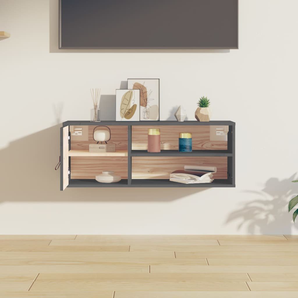 vidaXL Regal Wandschrank Grau 80x30x30 cm günstig online kaufen
