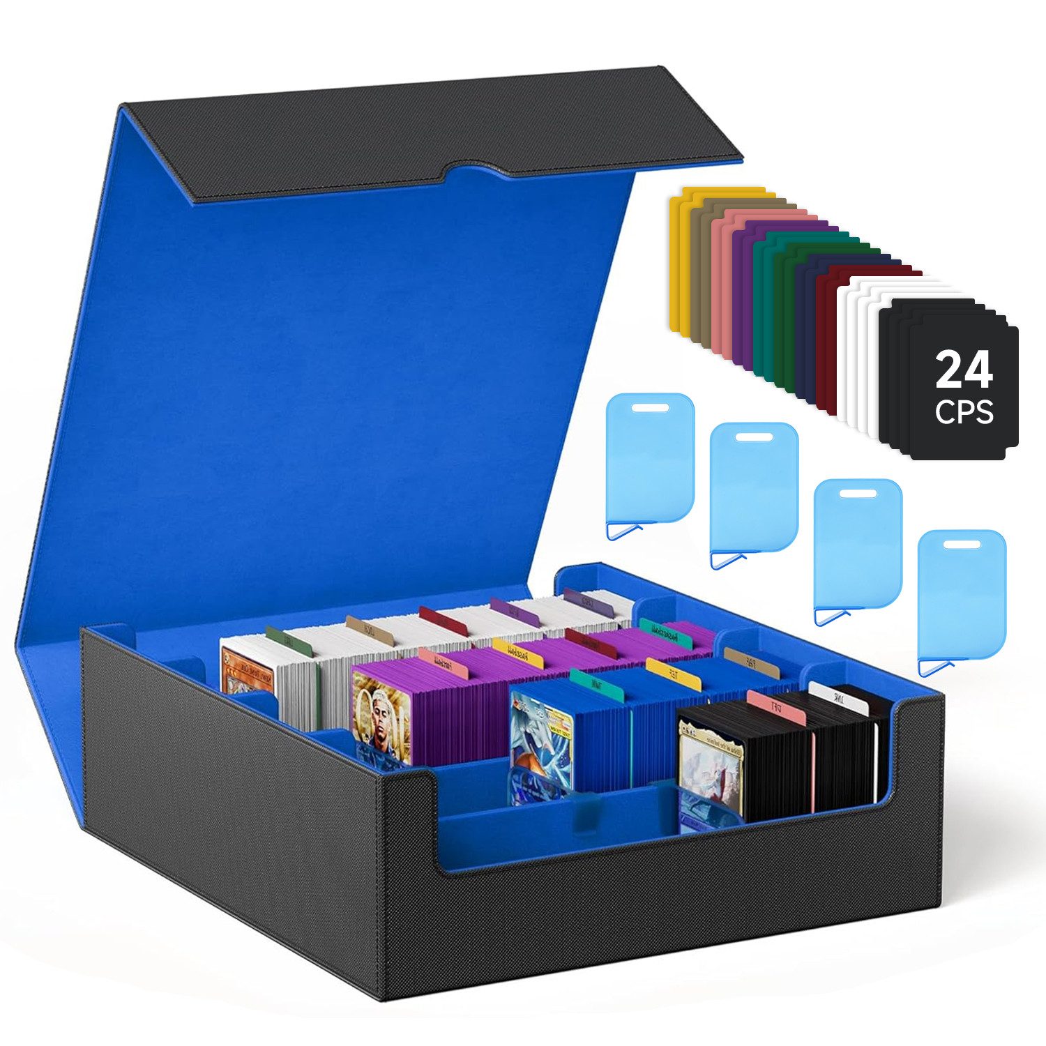 OSTWOLKE Aufbewahrungsbox Kartenaufbewahrungsbox 2400+ MTG Commander Deckbox Sammelkarten Box
