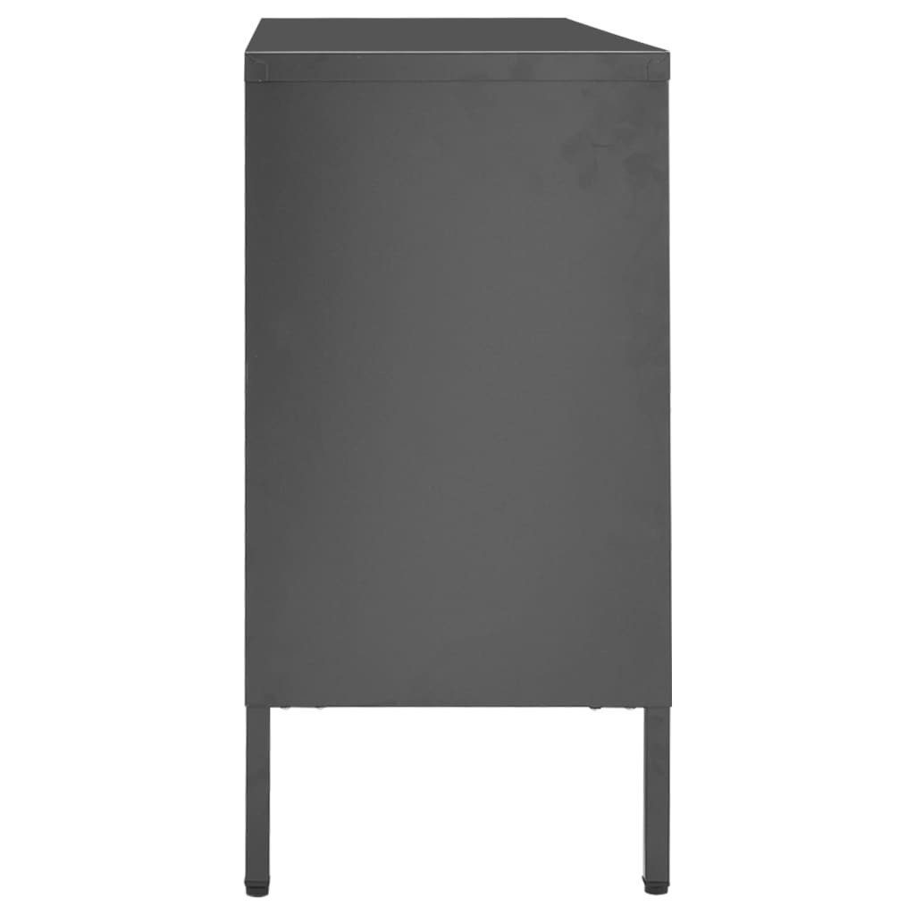 tinkaro Sideboard tinkaro BALLUSH Stahl Kommode Grau günstig online kaufen