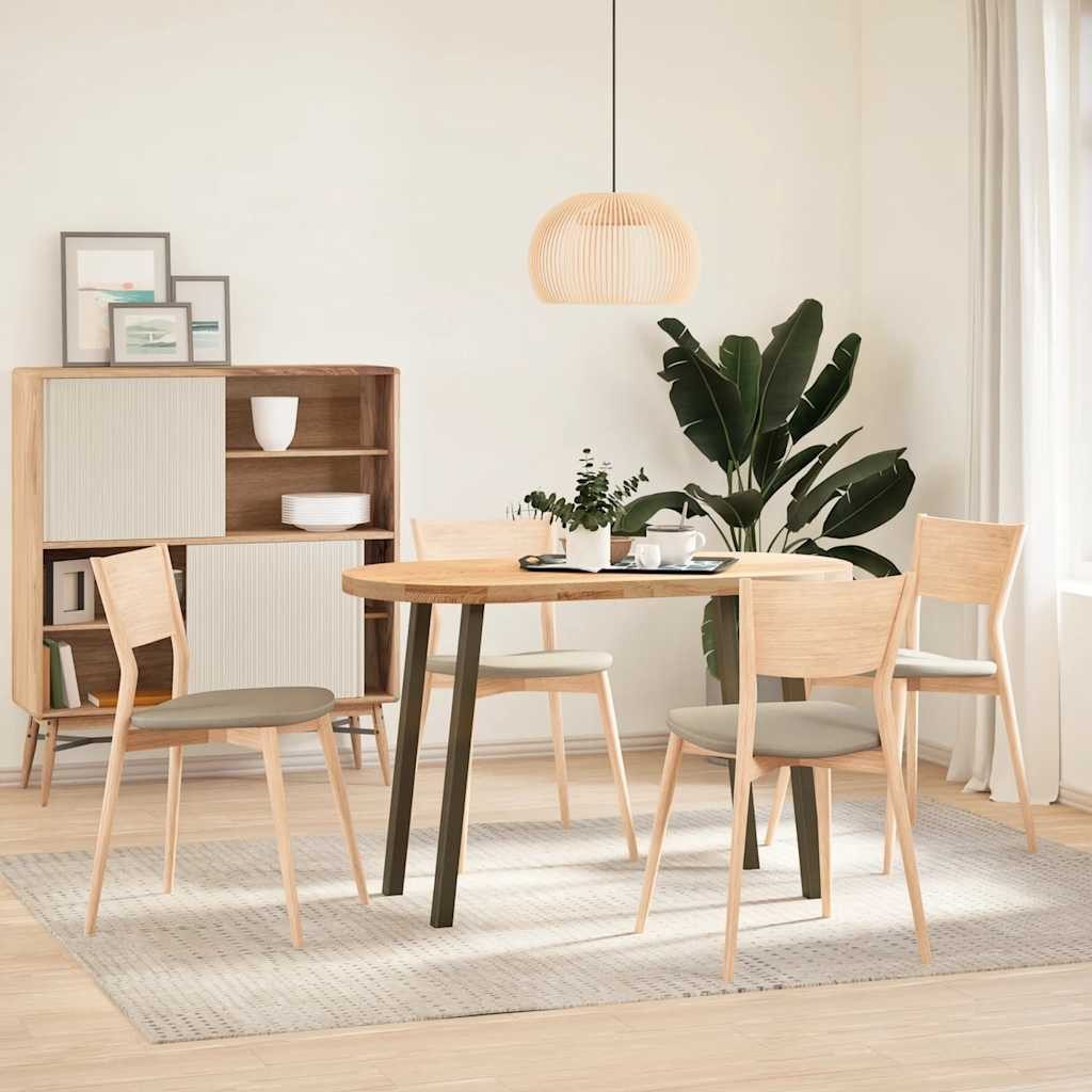 vidaXL Tischbein Konsolentischbeine 4 Stk. Naturstahl 72 cm Stahl