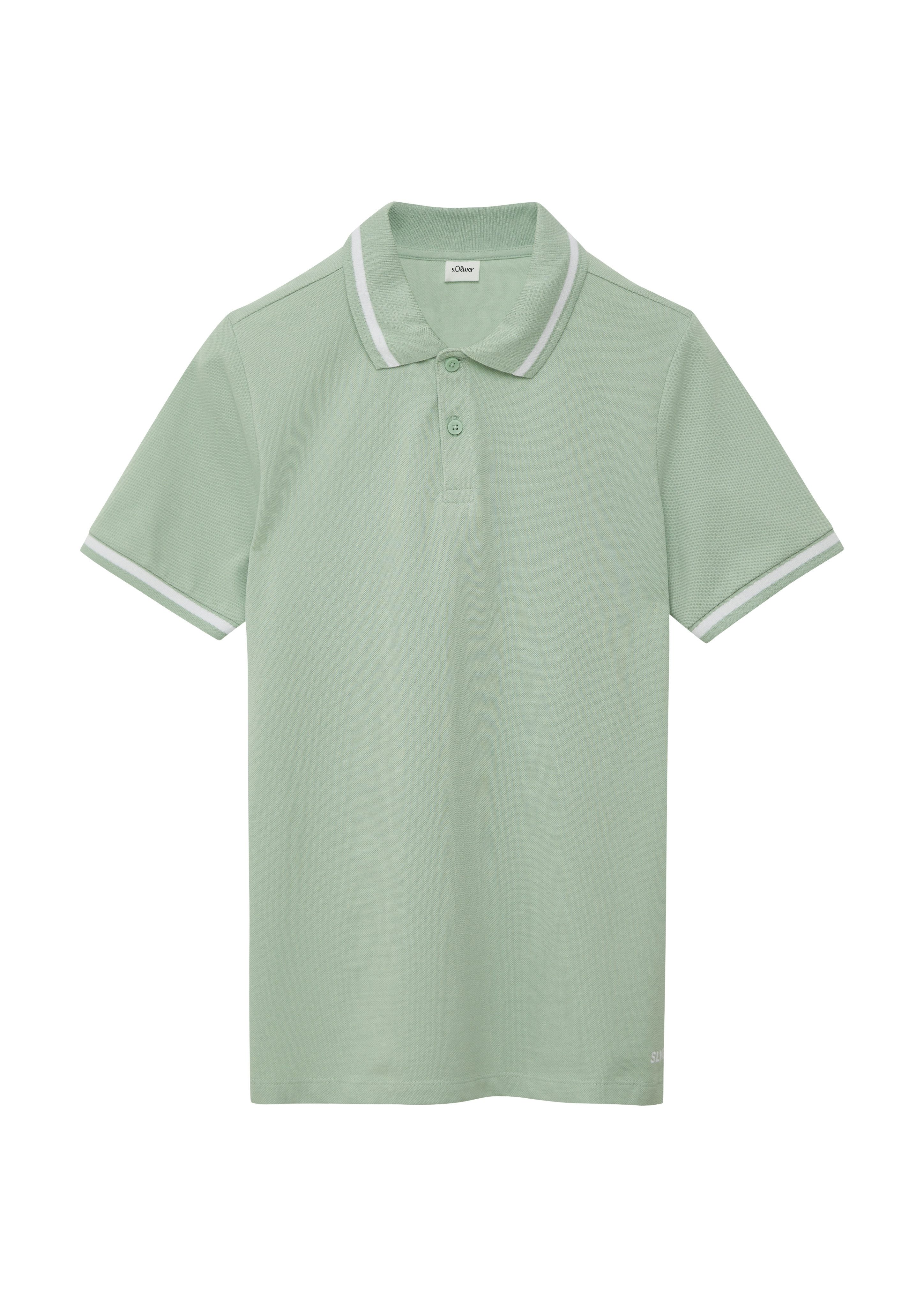 s.Oliver Junior Poloshirt mit Kontrastfarben