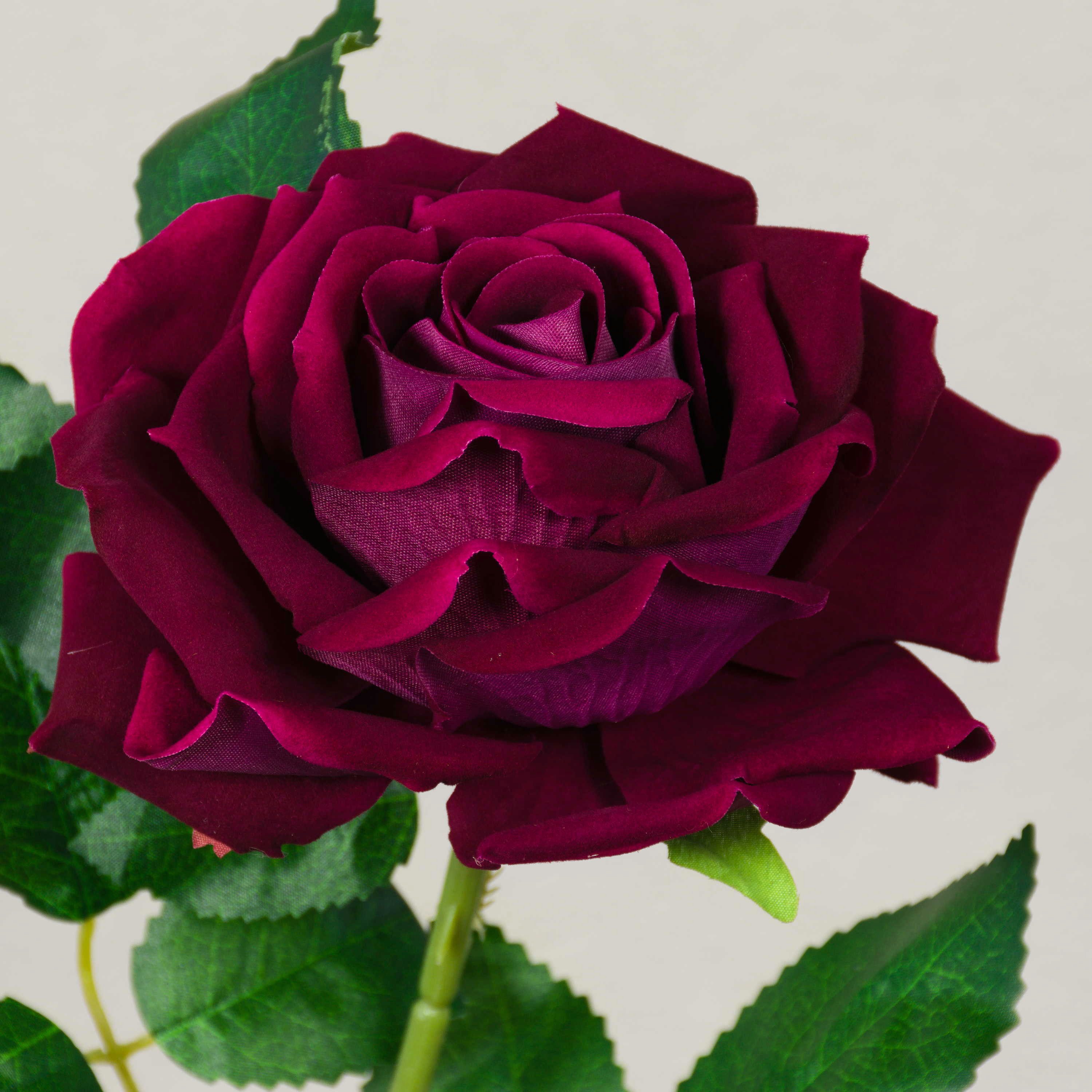 Kunstblume Künstliche Rose MANGFALL, pink, 75cm, Ø13cm Rose, artplants, Höhe 75.0 cm