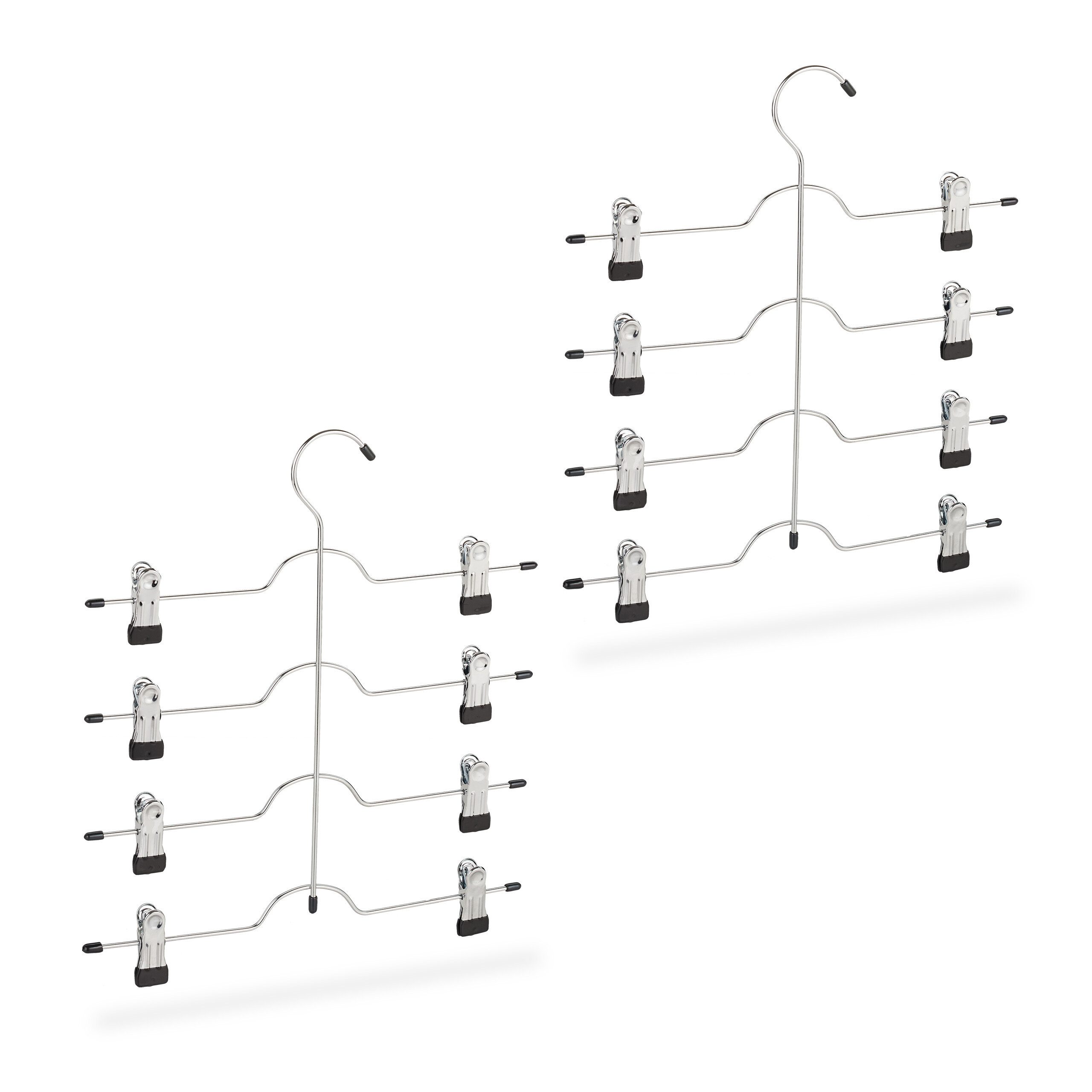 relaxdays Mehrfach-Kleiderbügel Mehrfachbügel 2er Set günstig online kaufen