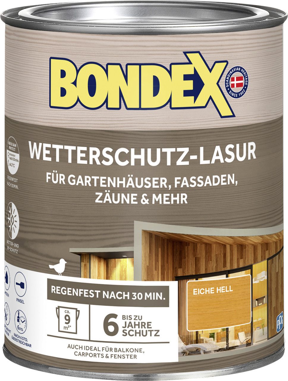Bondex Lasur Bondex Wetterschutzlasur 0,75 L eiche hell