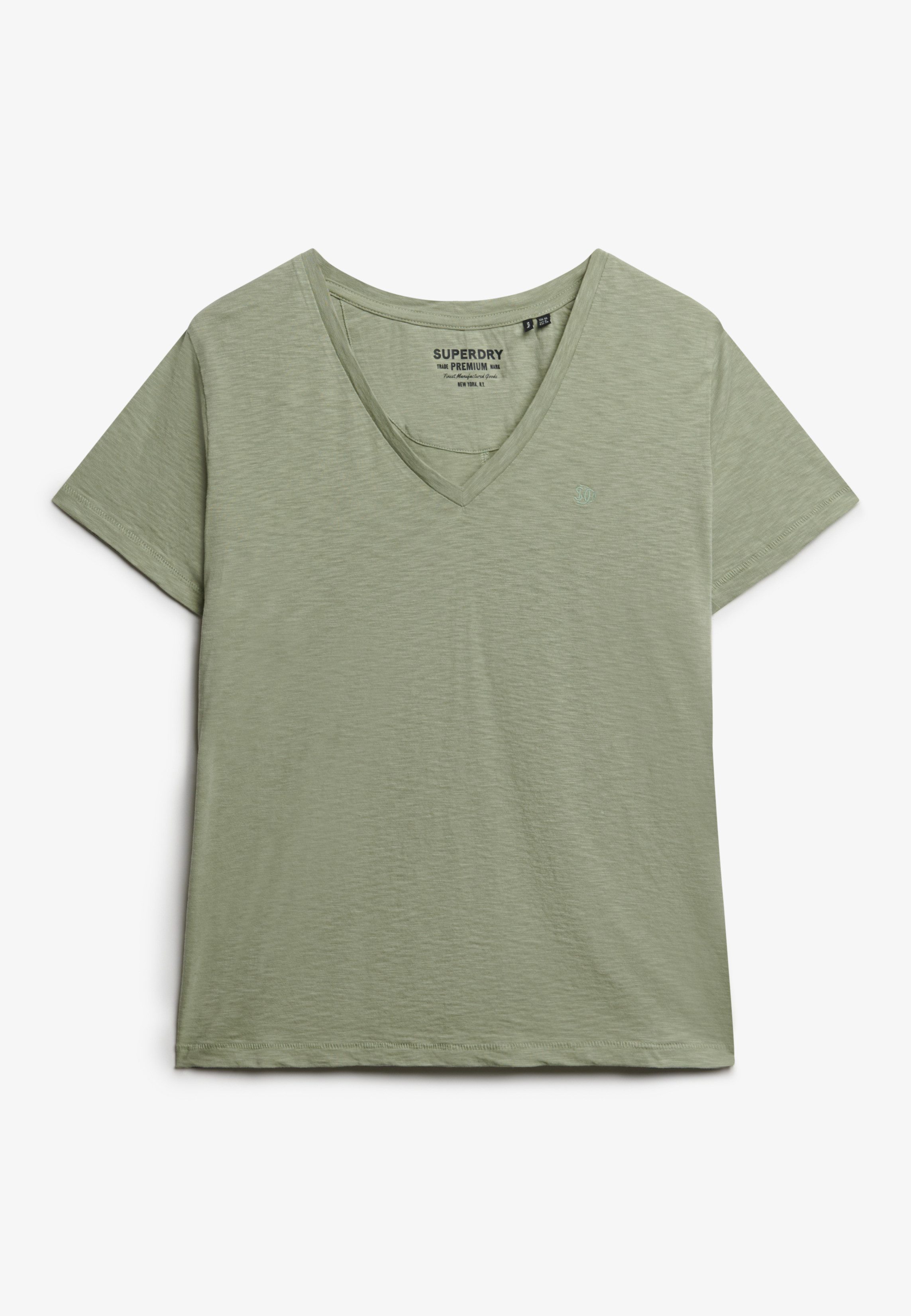 Superdry T-Shirt STUDIOS SLUB EMB VEE günstig online kaufen