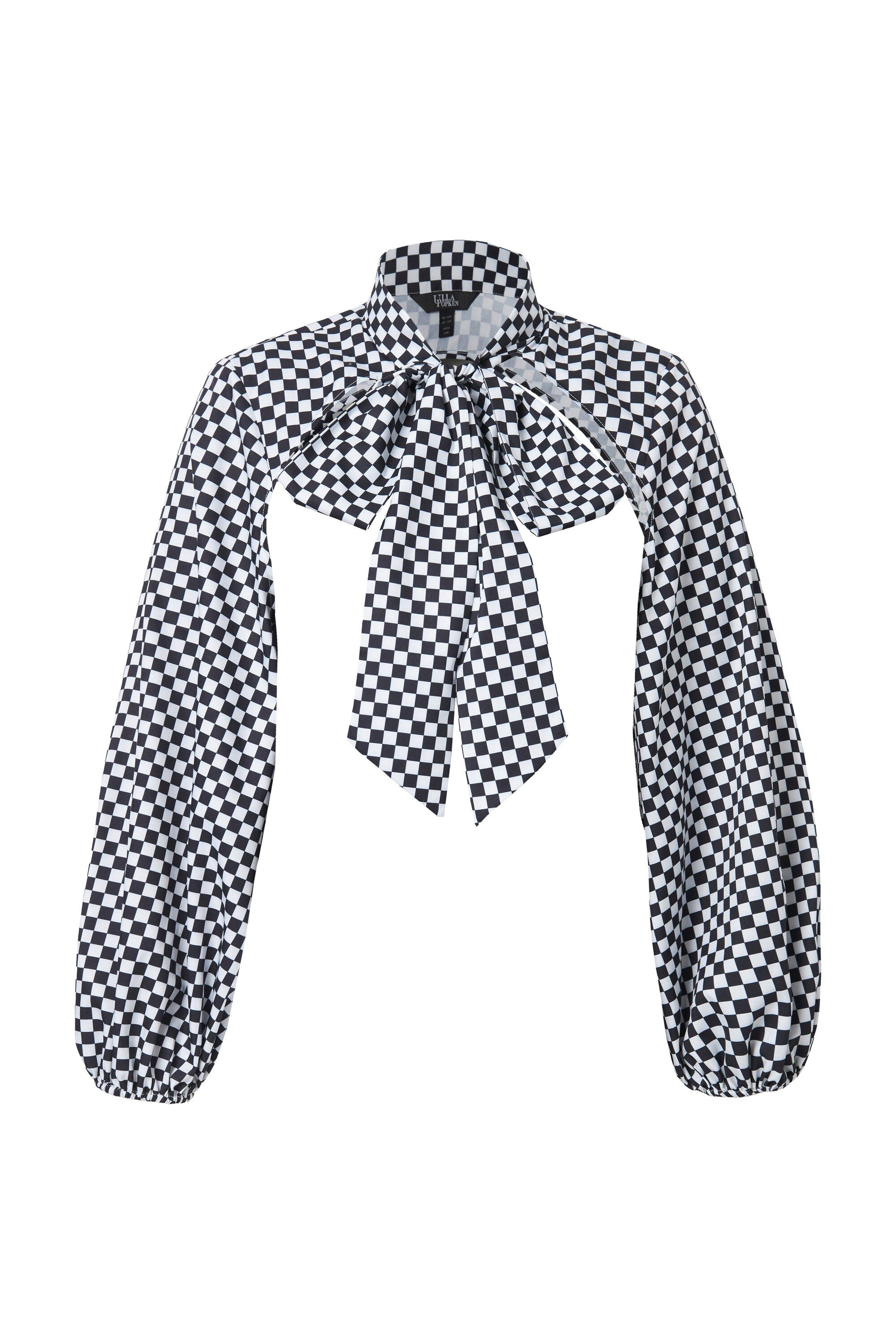 Ulla Popken Longbluse Blusenärmel Schluppe Ballon-Langarm