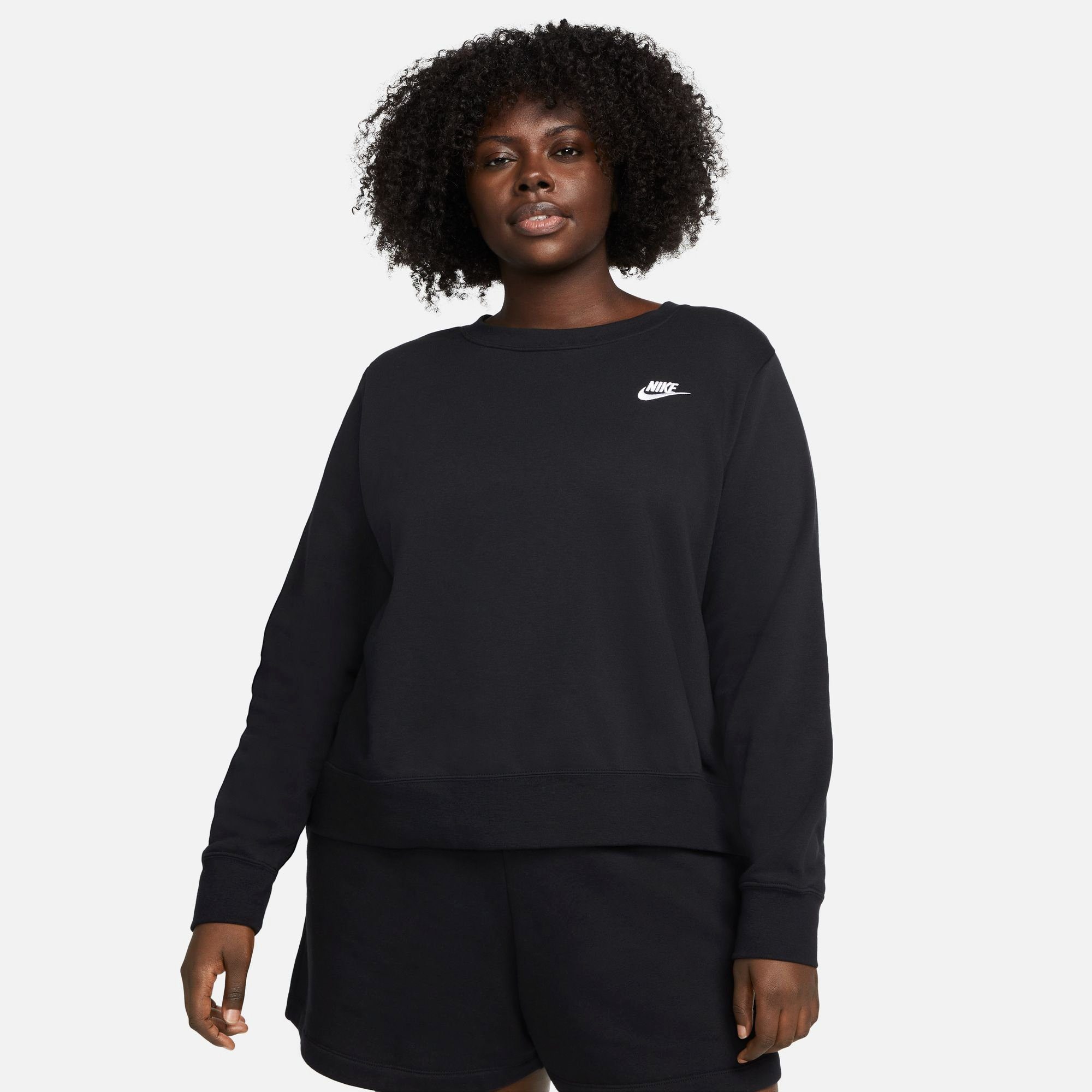 Sweatshirt CLUB FLEECE WOMEN'S CREW-NECK SWEATSHIRT (PLUS SIZE)