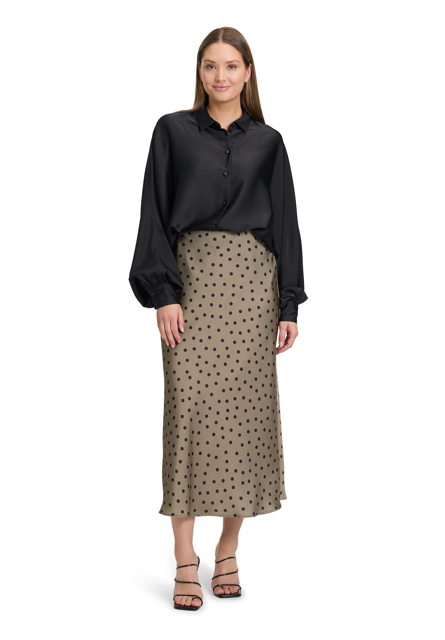 Vera Mont Satinbluse Damen mit Kragen