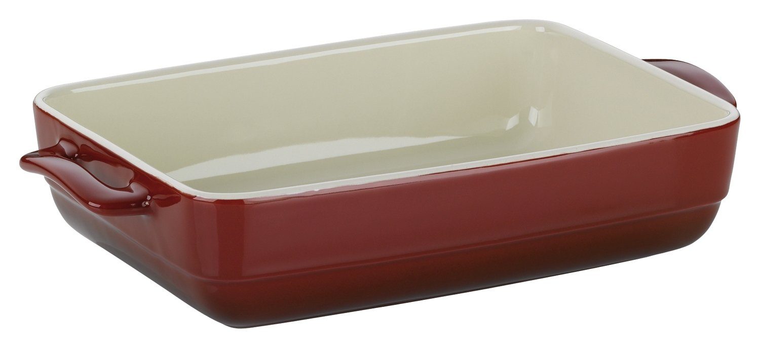 kela Auflaufform Servier- und Auflaufform MALIN, Rot, B 32 cm, Keramik