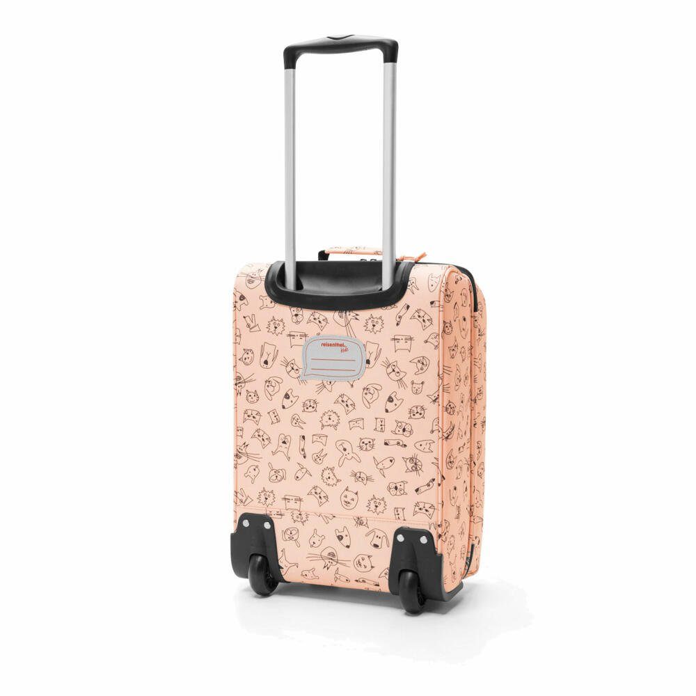 REISENTHEL® Kinderkoffer trolley xs kids cats and dogs rose, 2 Rollen