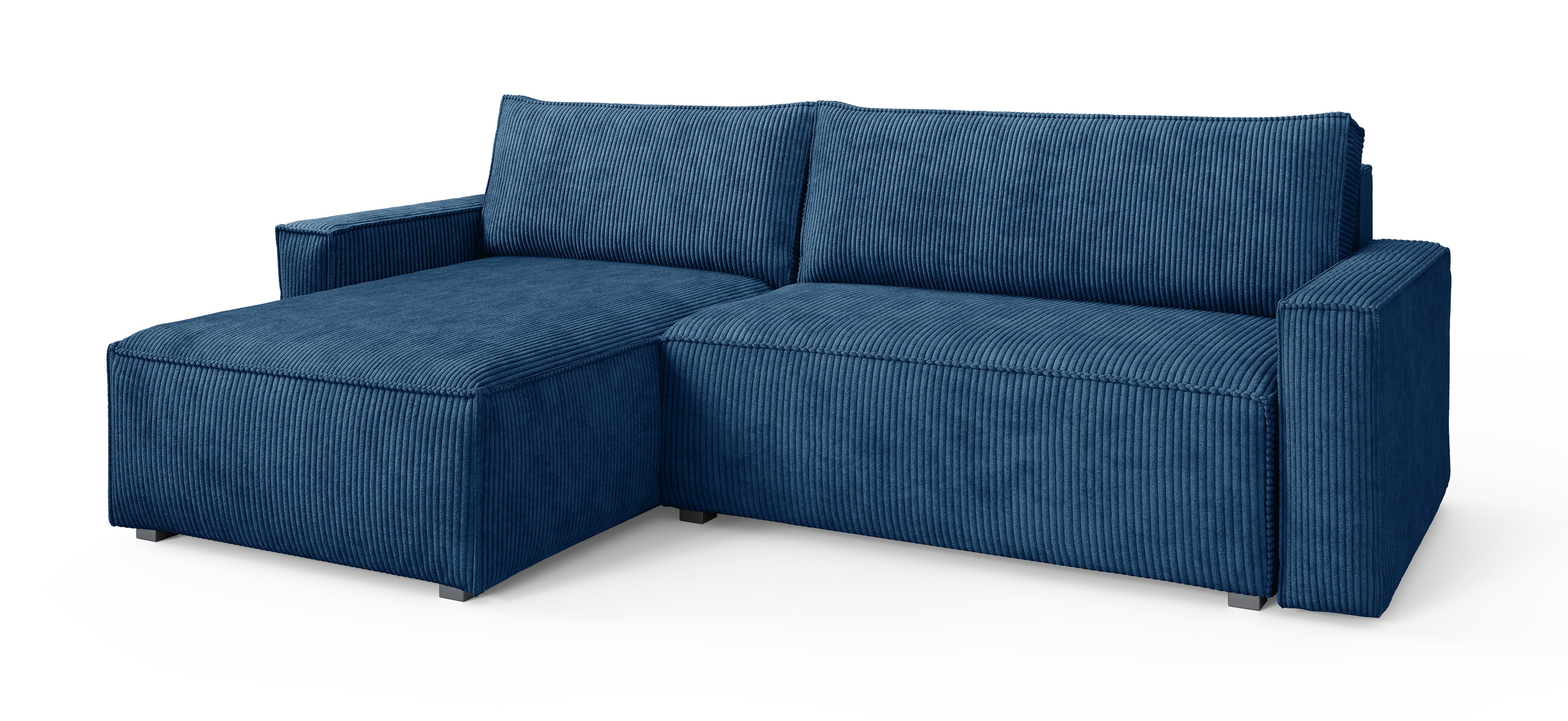 Masseno Ecksofa BESMIR mit Schlaffunktion L-Form, Sofa mit Bettkasten
