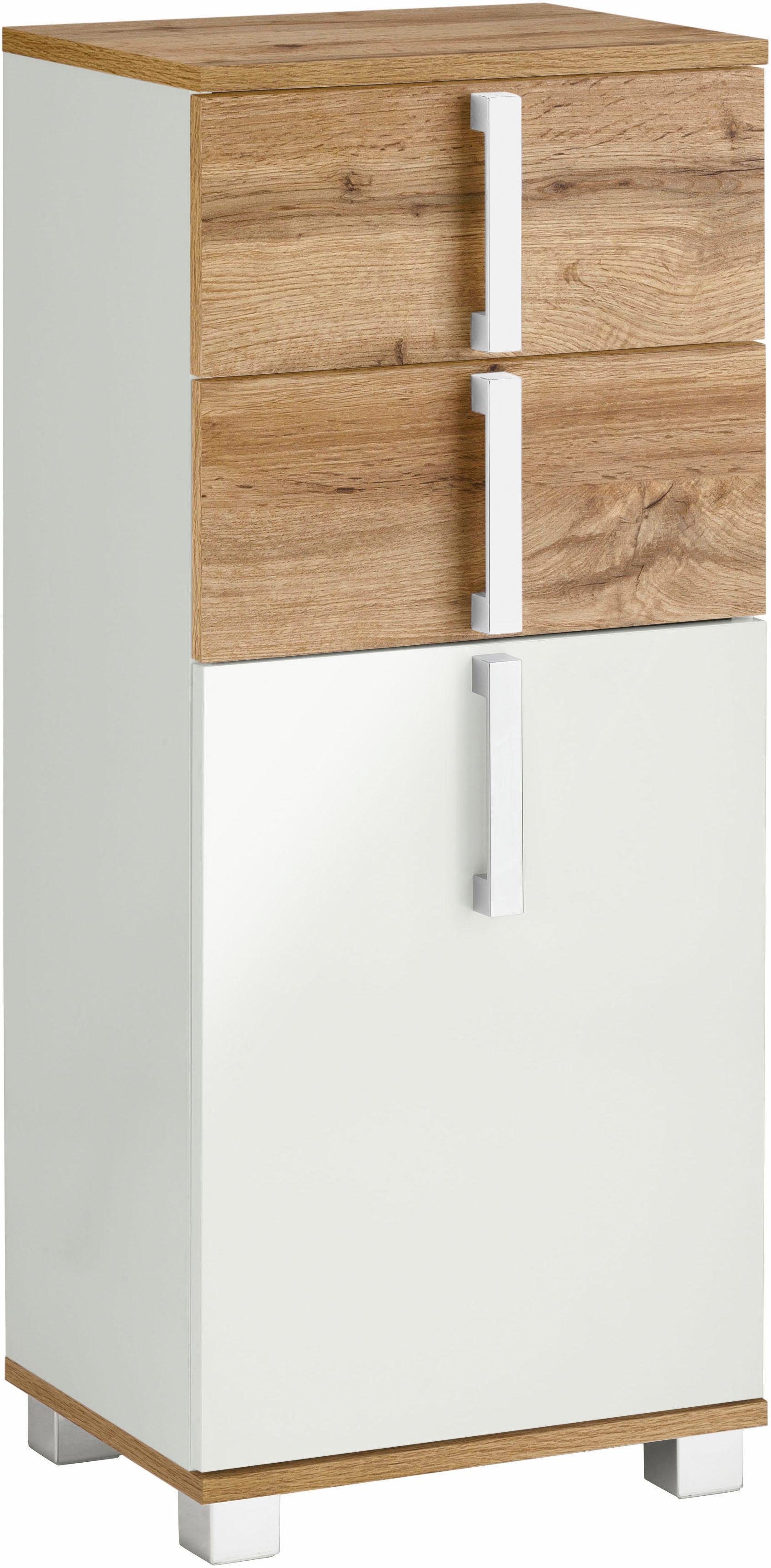 Schildmeyer Unterschrank Kampen made in Germany Breite 40 cm, mit Metallgriffen, Tür mit Soft-Close-Funktion