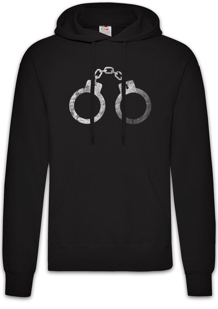 Hoodie Handcuffs Herren Hoodie Handschellen Polizei Criminal Gangster Police
