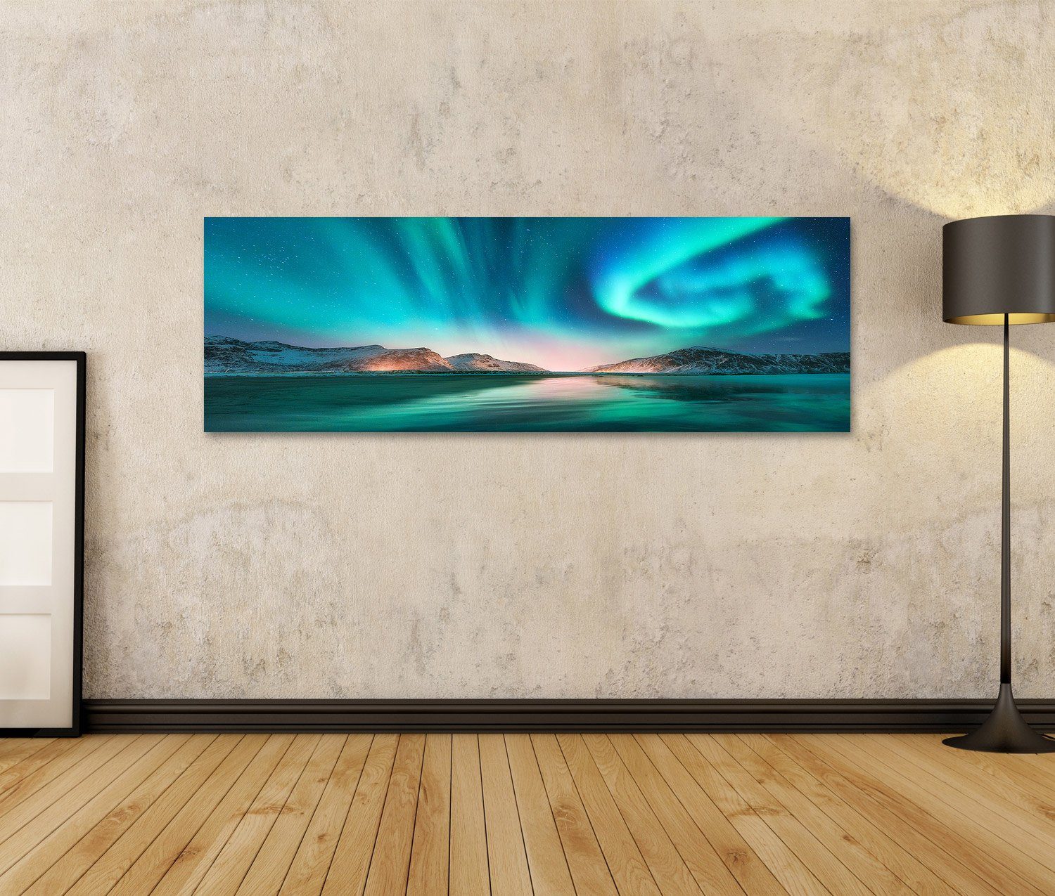 islandburner Leinwandbild Bild auf Leinwand Aurora günstig online kaufen