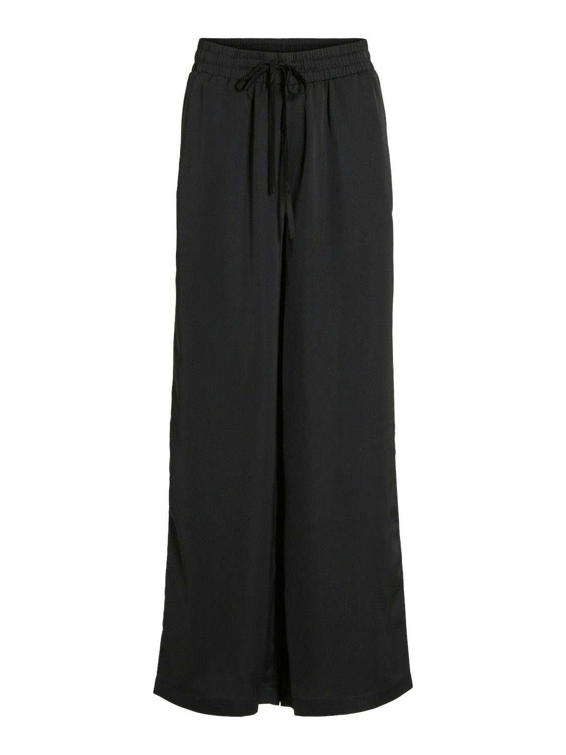 Vila Stoffhose Stoff mit Verstellbarem Bund Palazzo Style VIELLETTE HW WIDE günstig online kaufen