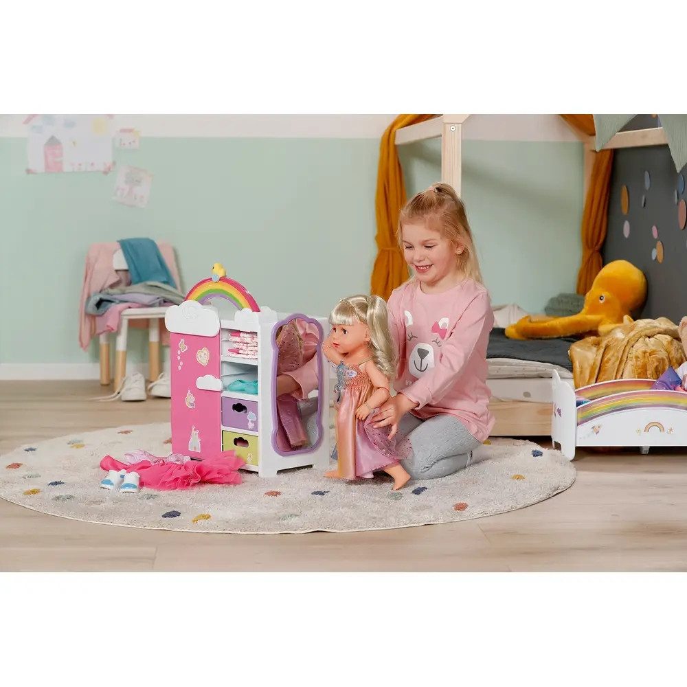 Zapf Creation® Puppen Accessoires-Set BABY born Regenbogen Schrank – Bild 2 von 5