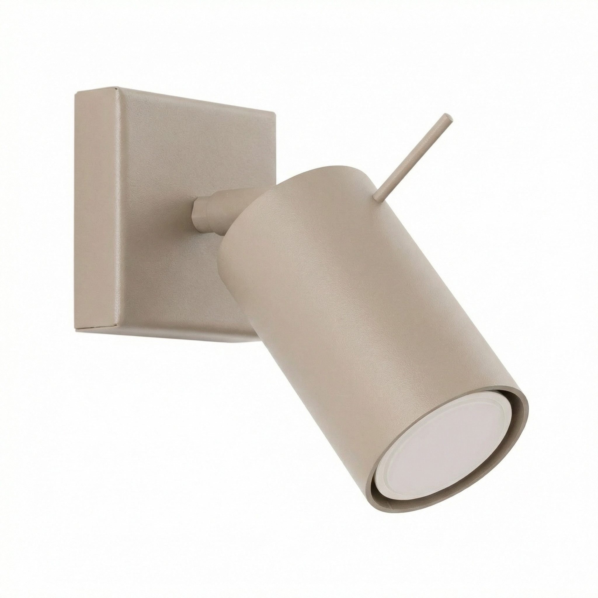 SOLLUX lighting Wandleuchte Wandleuchte RING taupe, Nicht enthalten