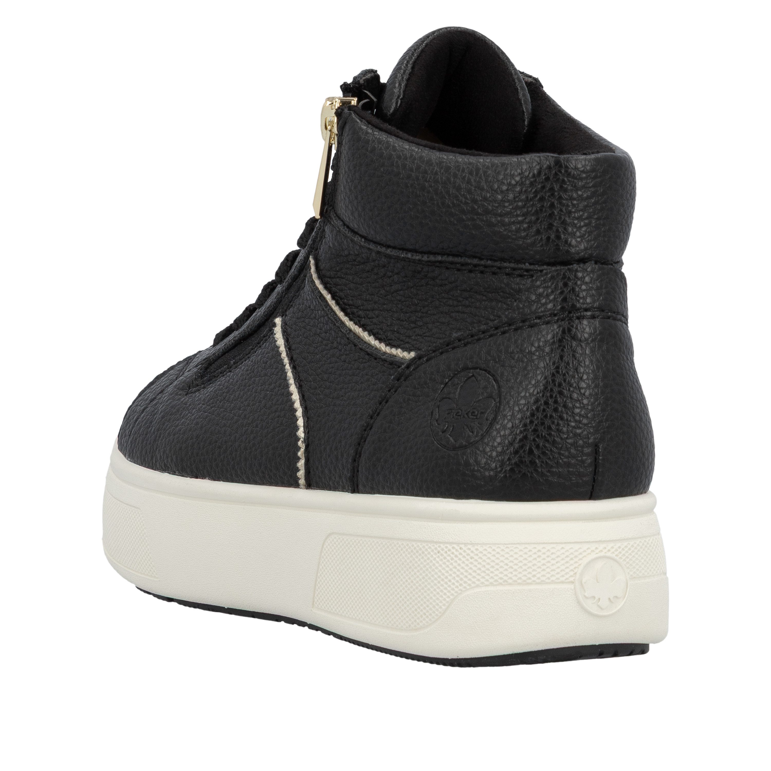 Rieker Plateausneaker Stiefelette, Boots, High Top Sneaker mit seitlichem Reißverschluss