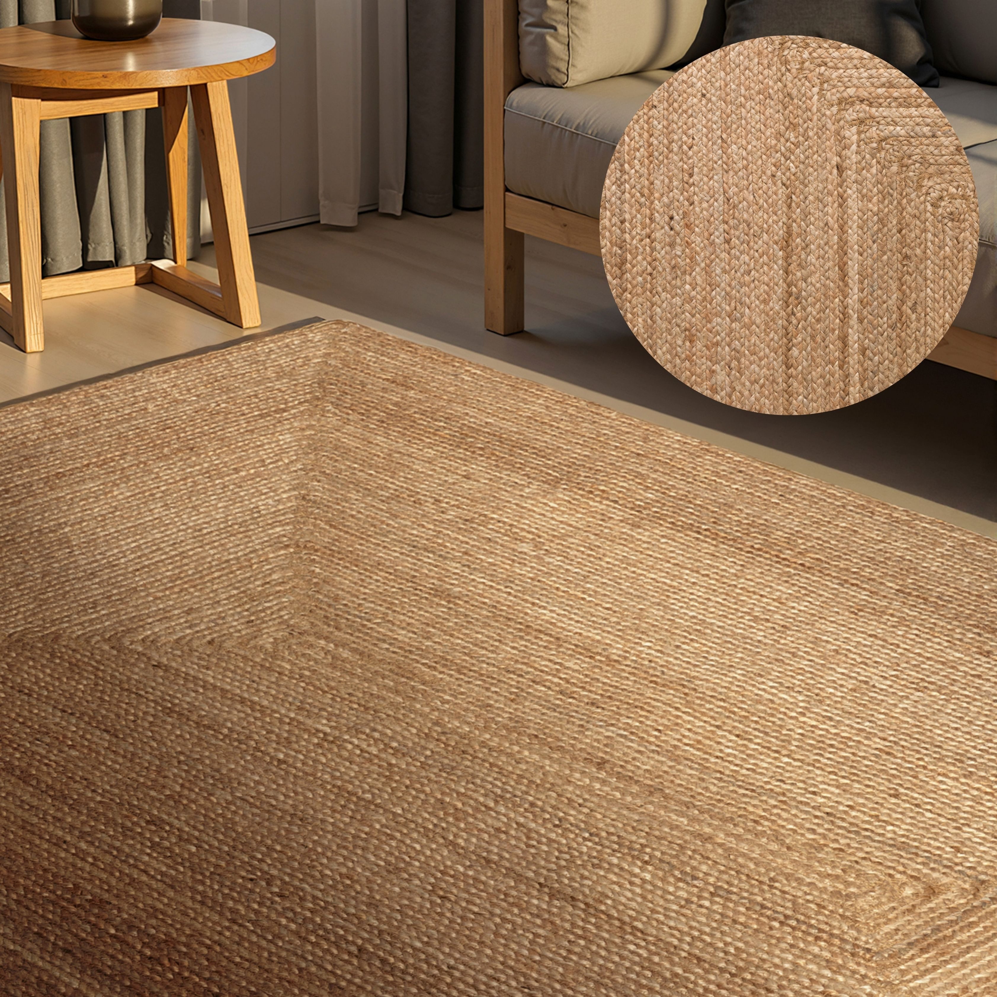 HANSE Home Teppich Sharmila Juteteppich, rechteckig, Höhe: 9 mm, 100% Jutef günstig online kaufen