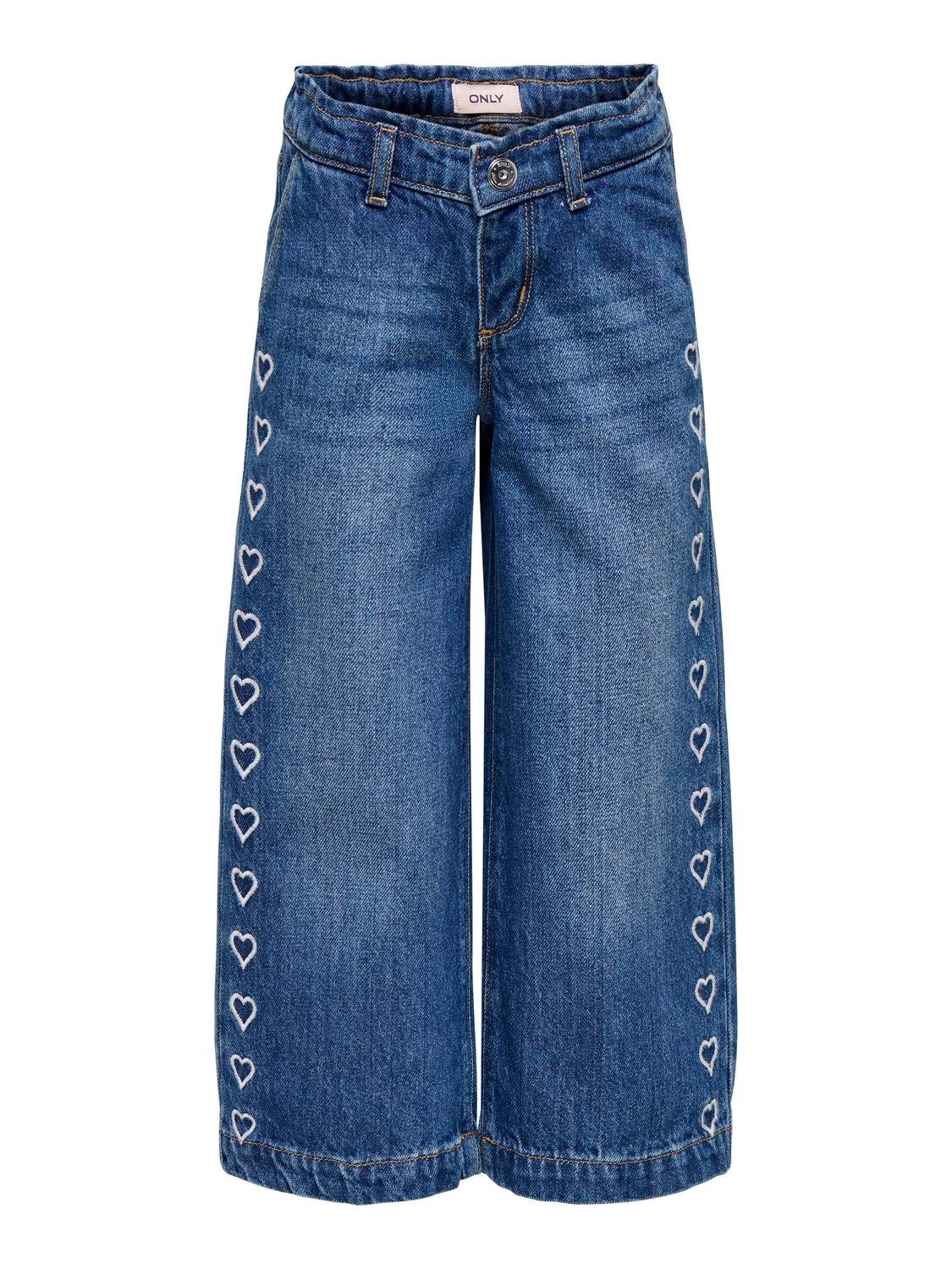 KIDS ONLY Weite Jeans Kmgcomet Heart Wide Dnm Dia3020