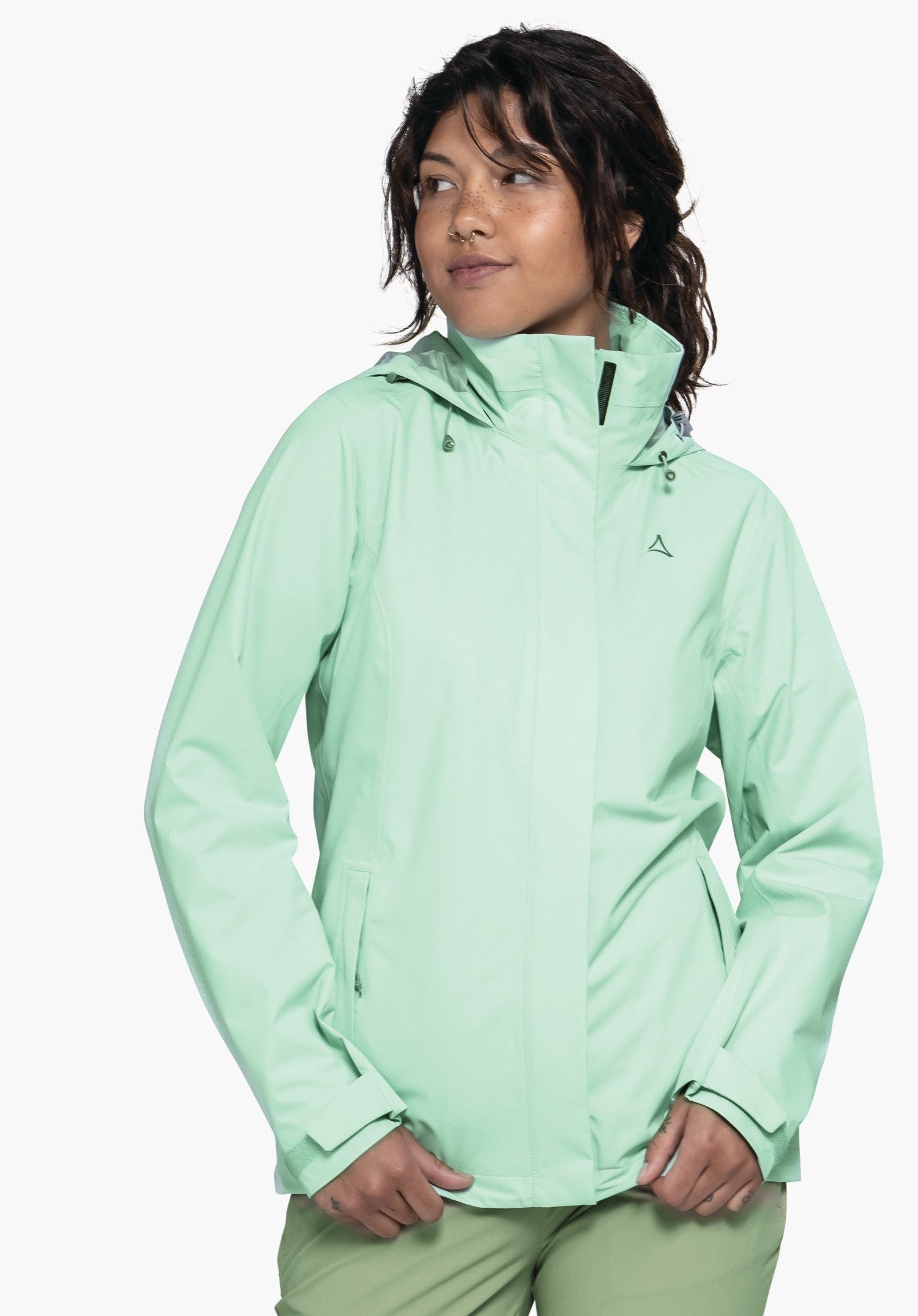 Schöffel Funktionsjacke Gmund L RAIN JKT CS Outdoorjacke, Trekkingjacke, Wanderjacke Robuste & winddichte Regenjacke