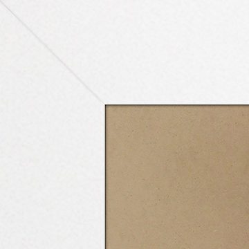 Close Up Bilderrahmen Posterrahmen 59,4 x 84 cm Din A1, Holzdekor weiß