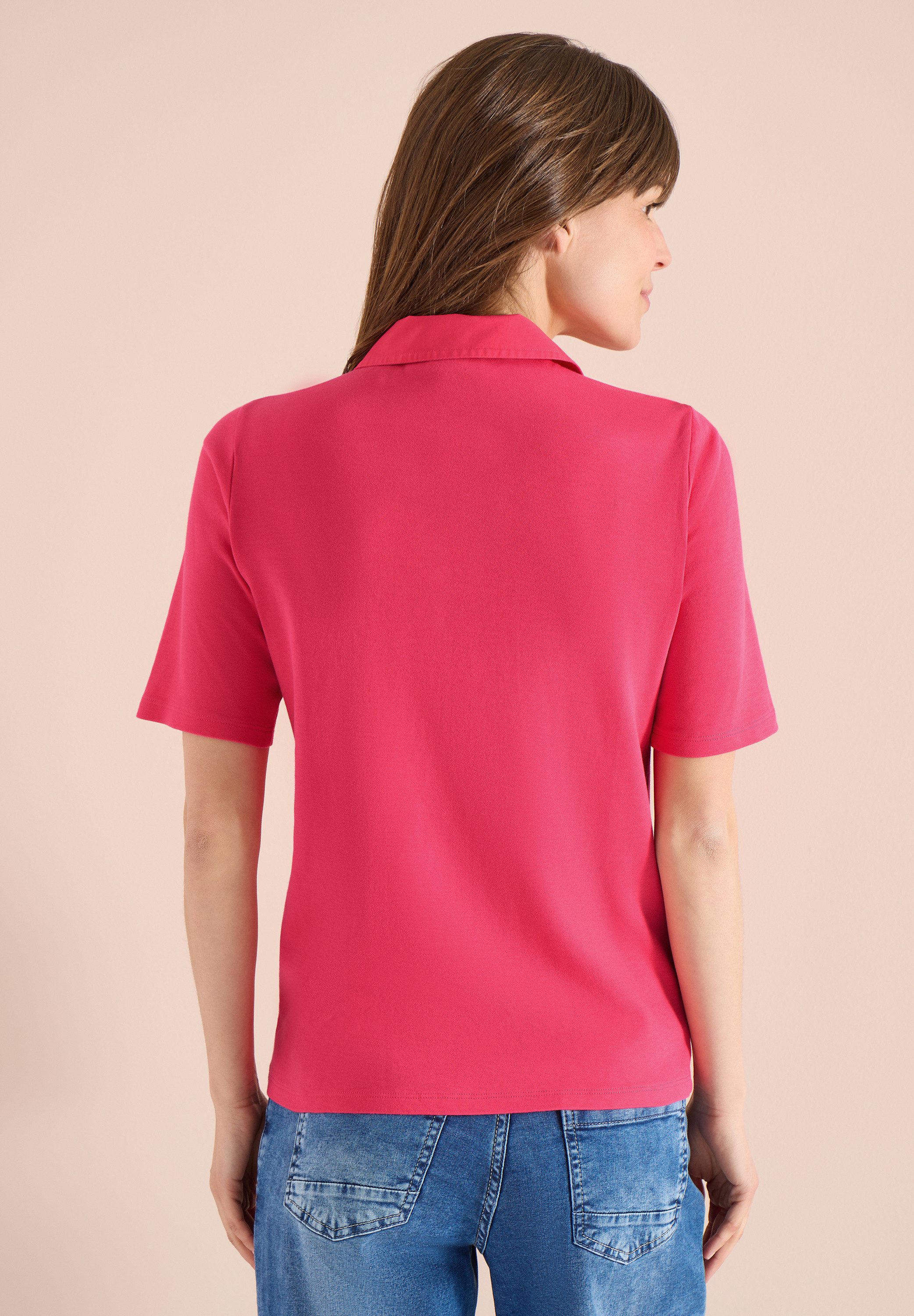 CECIL Poloshirt aus reiner Baumwolle
