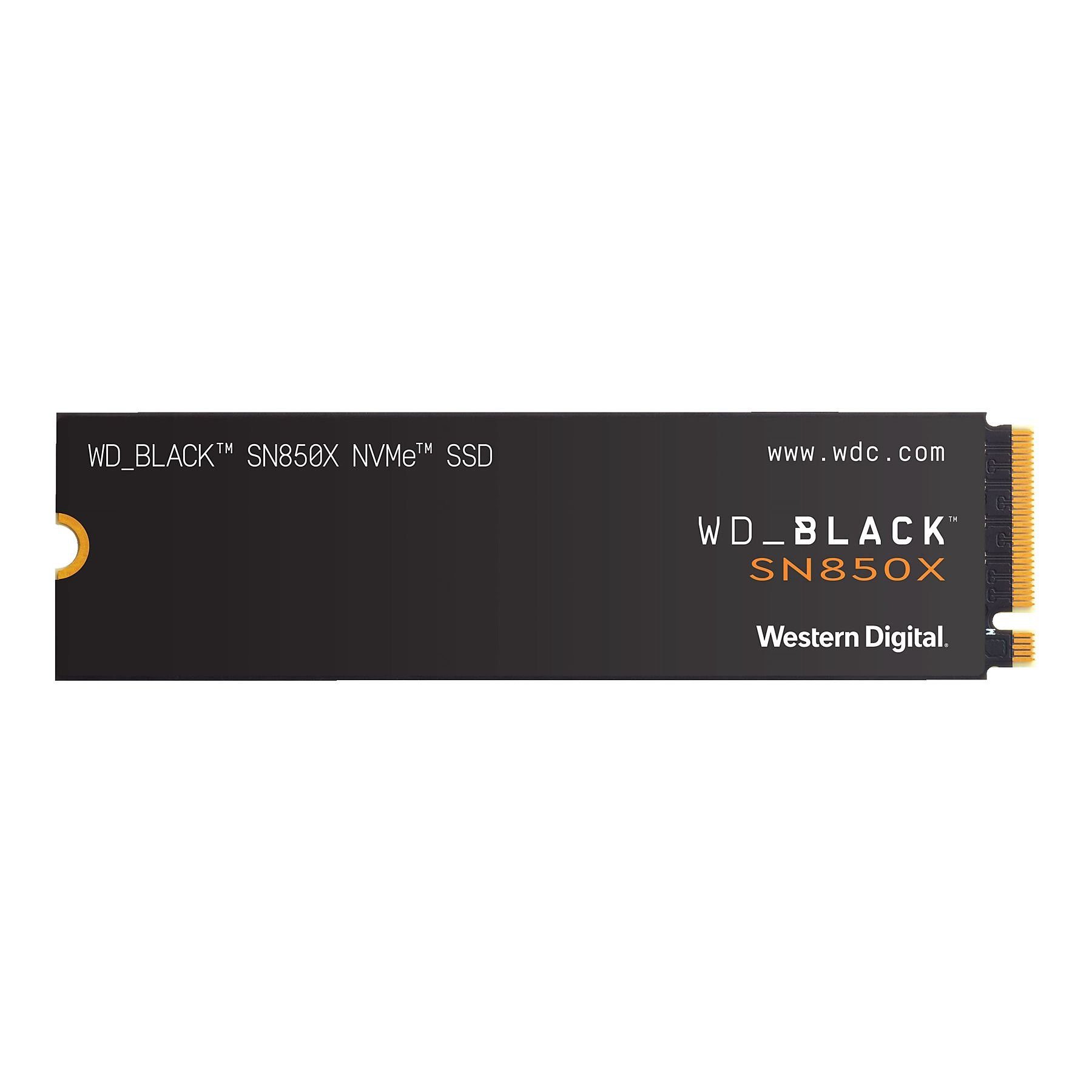 Western Digital Black SN850X NVMe SSD Fesstplatte Speicher interne Gaming-SSD (1 TB) M.2" 7300 MB/S Lesegeschwindigkeit, 6600 MB/S Schreibgeschwindigkeit