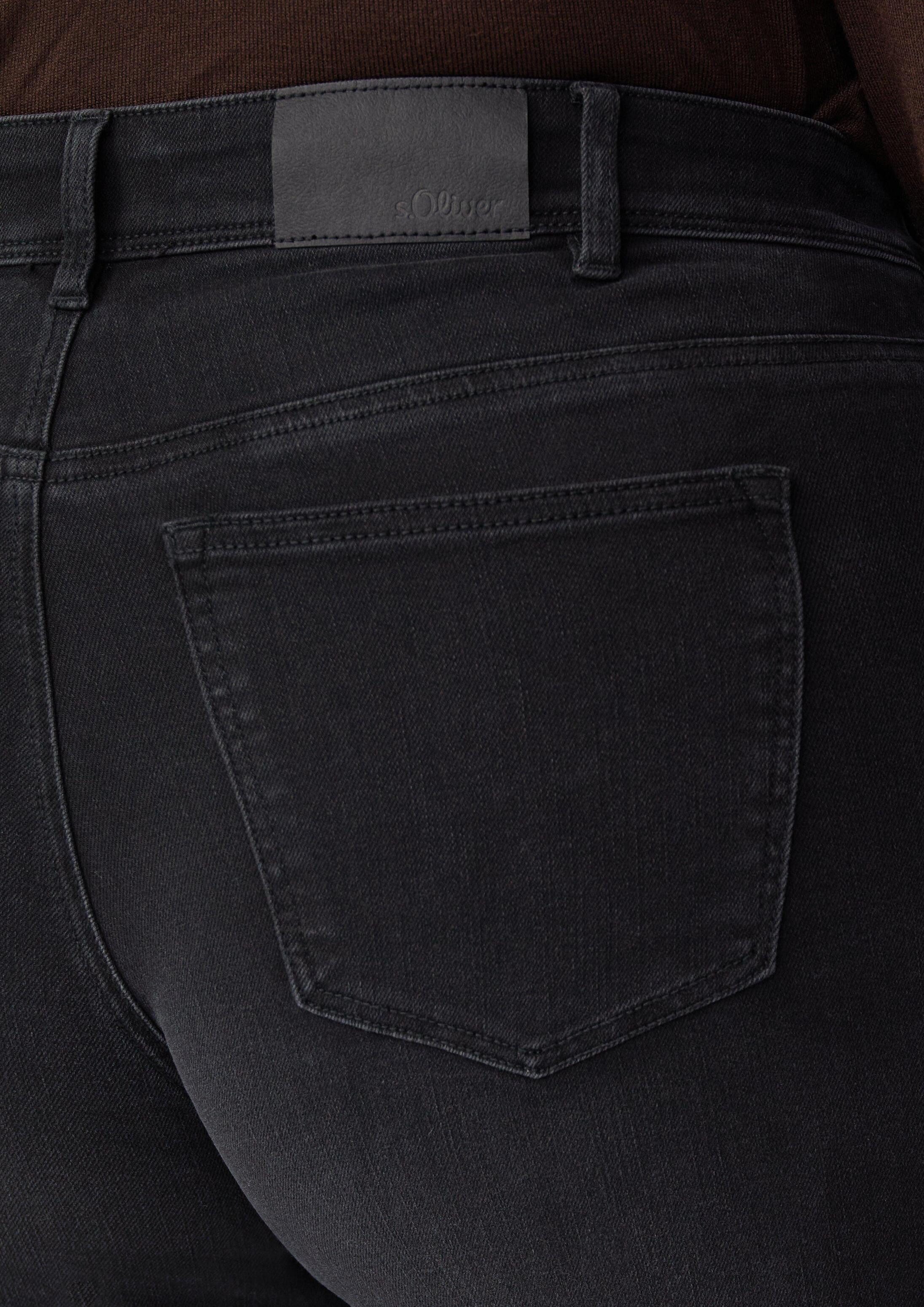 s.Oliver Weite Jeans Jeans-Hose Jeans / Mid Rise / Wide Fit – Bild 4 von 5
