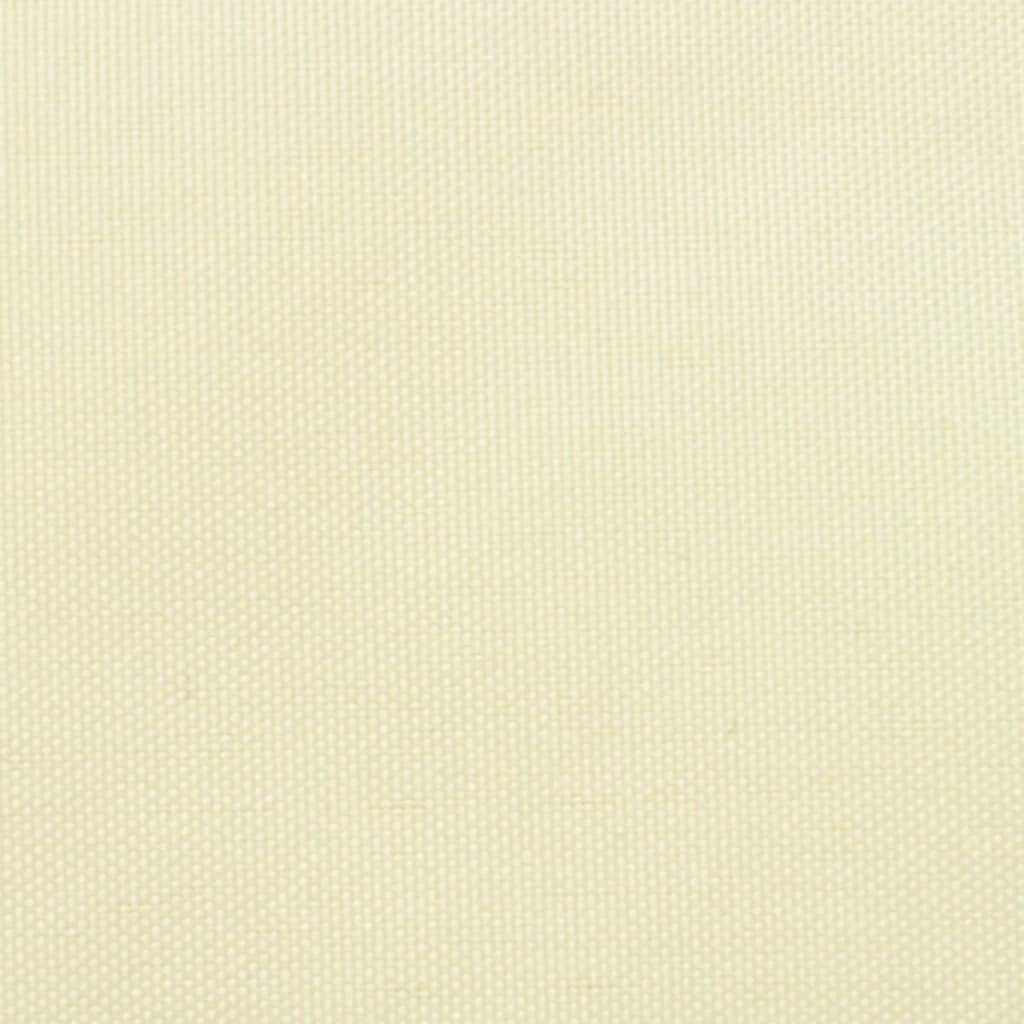 vidaXL Sonnensegel Sonnensegel Oxford-Gewebe Trapezförmig 2/4x3 m Cremeweiß, (1-tlg)