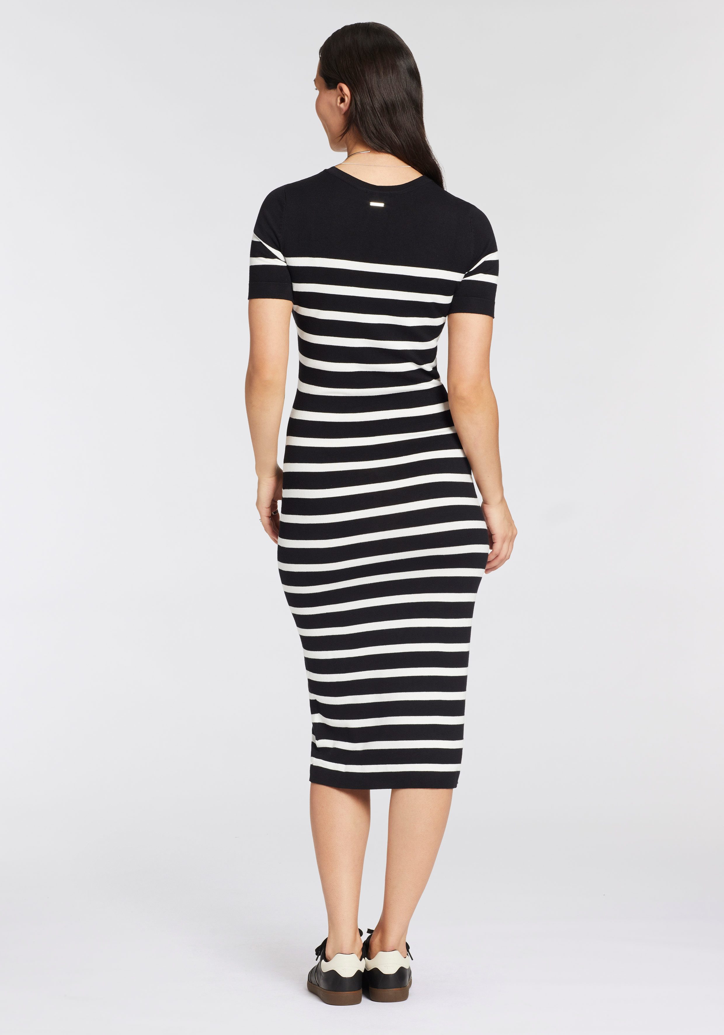 HECHTER PARIS Strickkleid mit Streifen günstig online kaufen