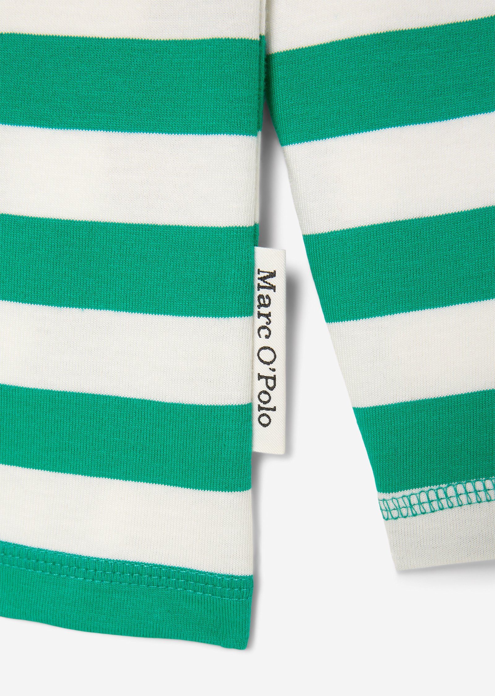 Langarmshirt aus Marc grün Bio-Baumwoll-Jersey O'Polo