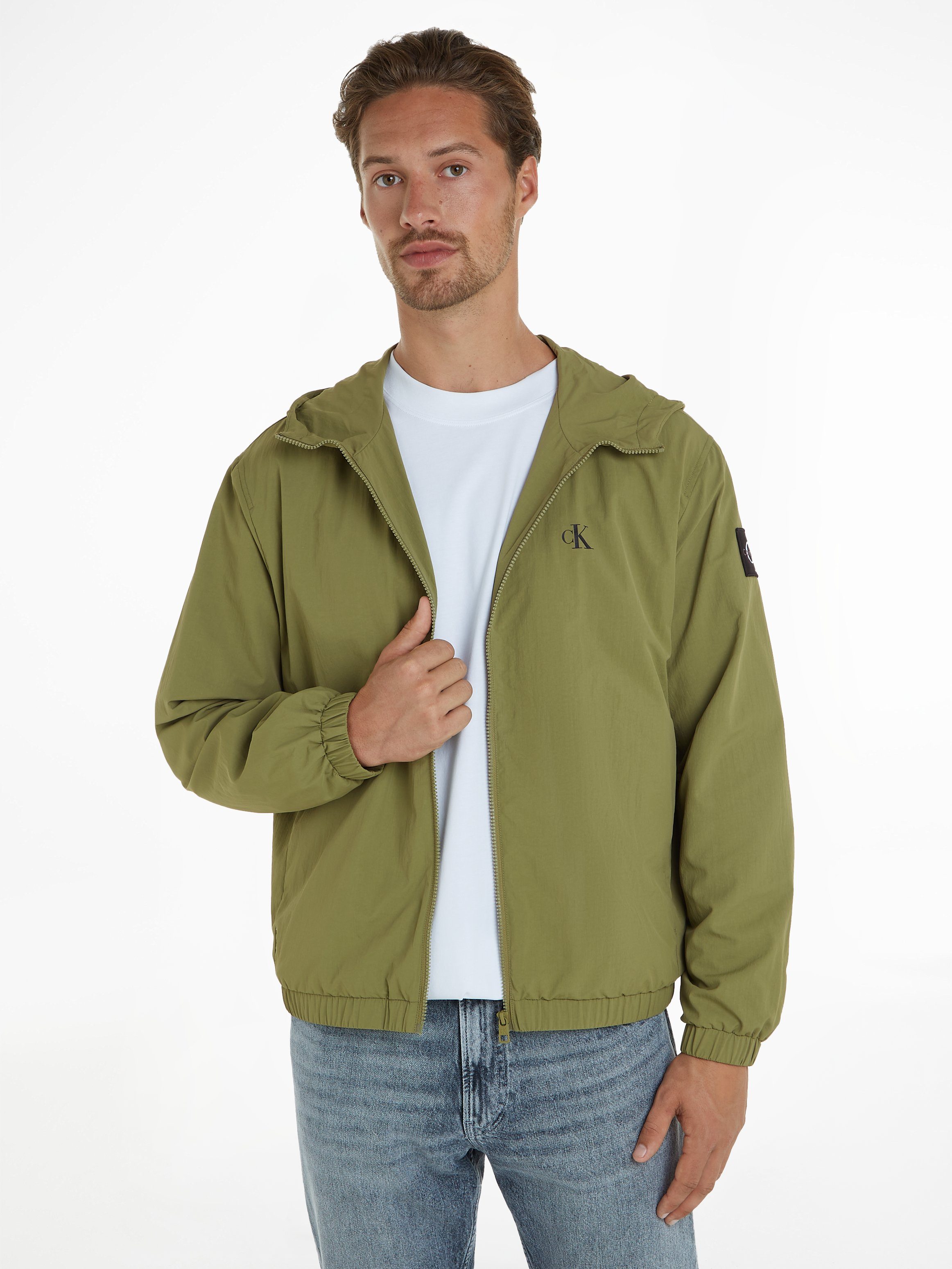 Calvin Klein Jeans Windbreaker WINDBREAKER mit Calvin Klein Logo-Badge günstig online kaufen