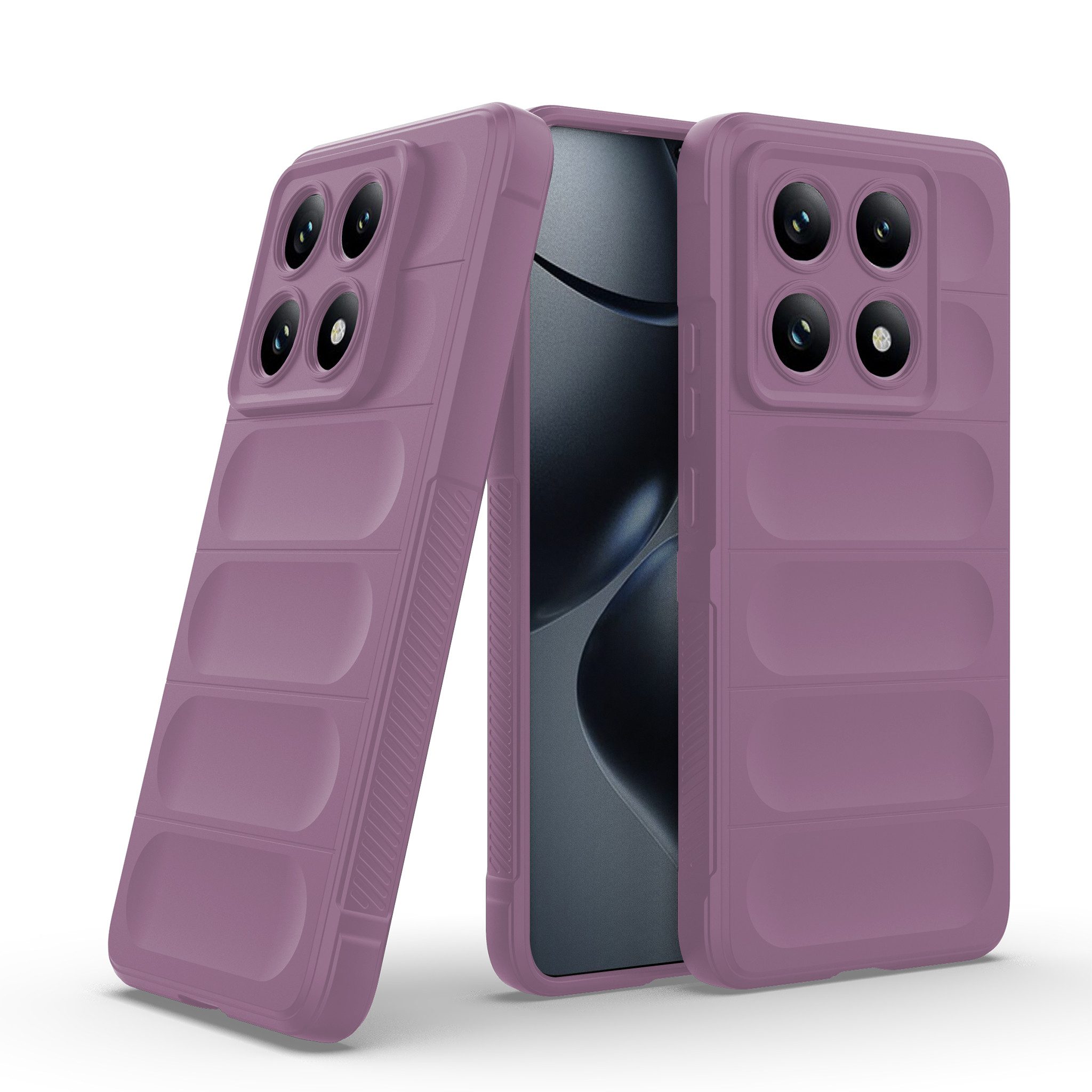Tec-Expert Handyhülle Cover Hülle für Xiaomi 14T Pro 6.67 Zoll, 6.67, Case mit Griffzonen und Mikrofaser Inlay