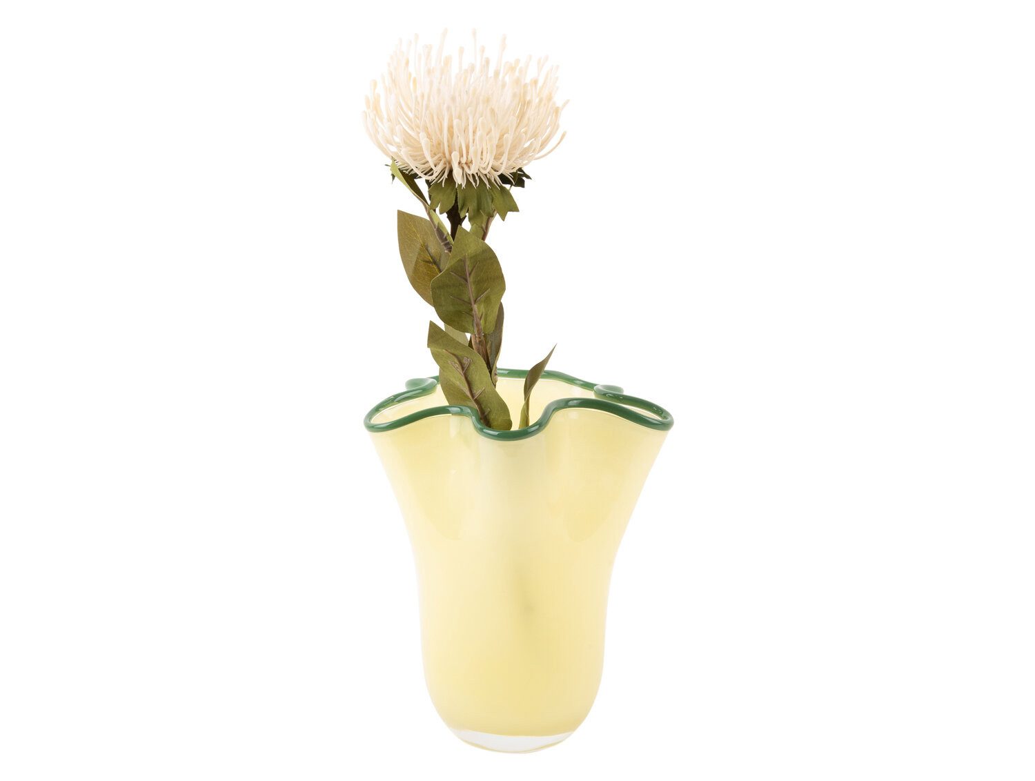 Present Time Dekovase Vase aus Glas RUFFLES, 31,5 cm (einzeln)