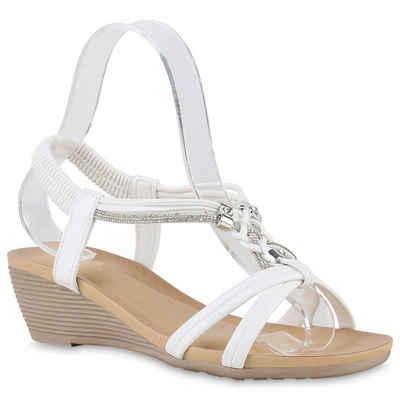 VAN HILL 840109 Keilsandalette Bequeme Schuhe