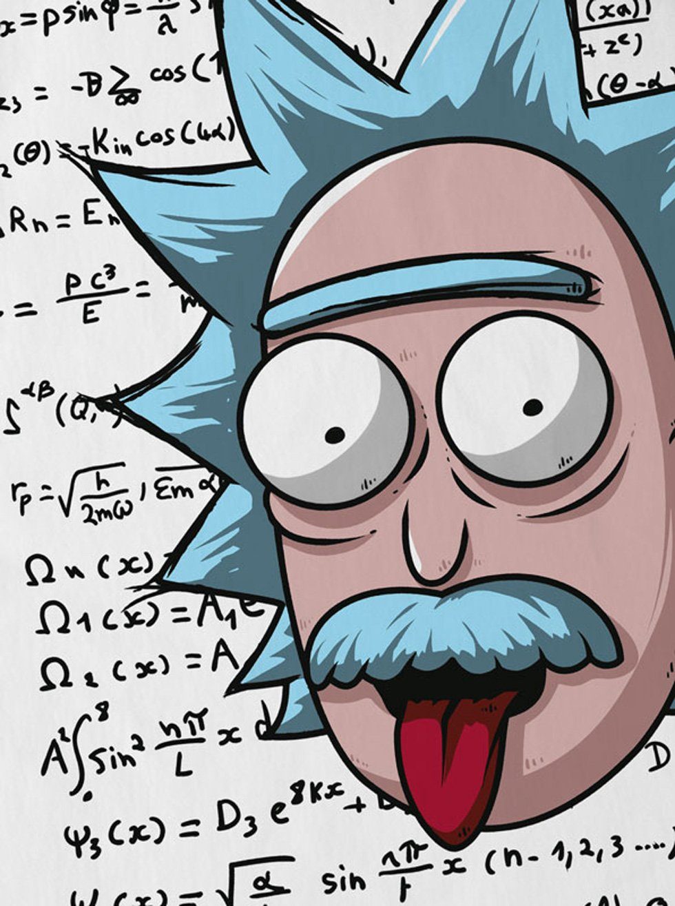 style3 T-Shirt Rick Einstein relativitätstheorie rick and und morty günstig online kaufen