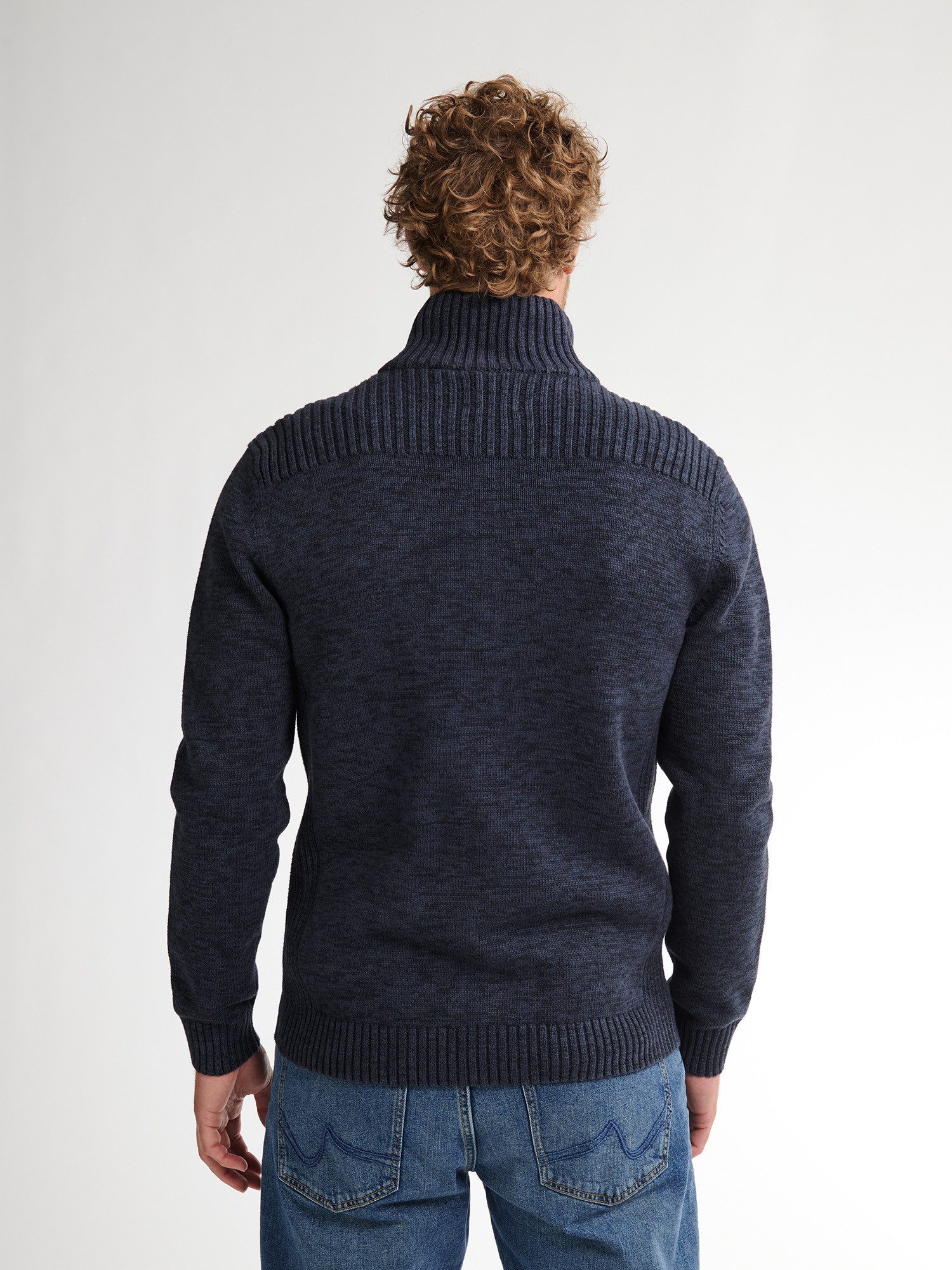 Petrol Industries Strickjacke mit Stehkragen günstig online kaufen