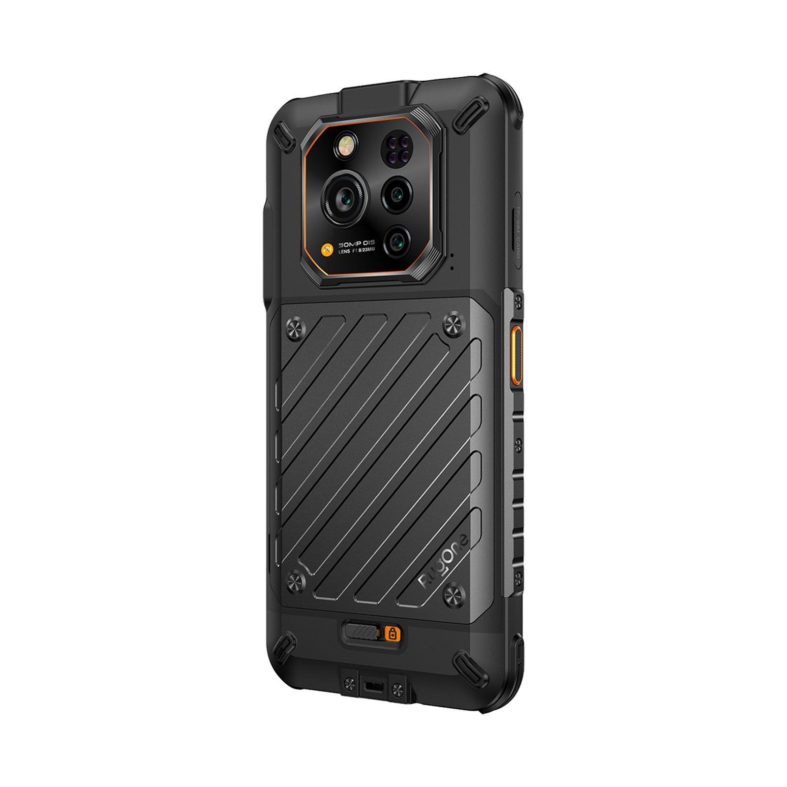 RugOne Xever 7 Outdoor Rugged 5G eSim Handy Smartphone (512 GB Speicherplatz) schwarz